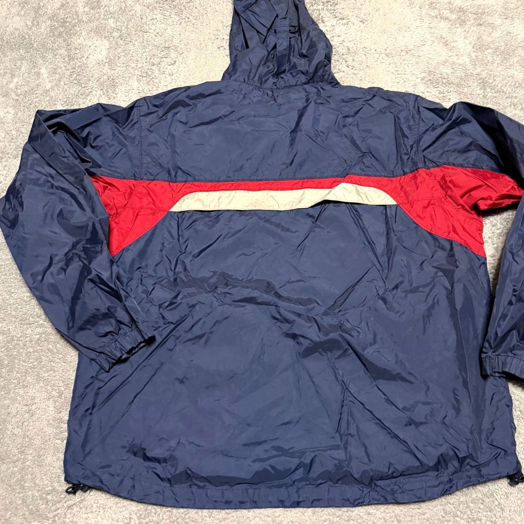 Vintage Columbia Jacket Mens XL Blue Red Nylon Hooded Rain Coat Windbreaker Size US XL / EU 56 / 4 - 3 Thumbnail