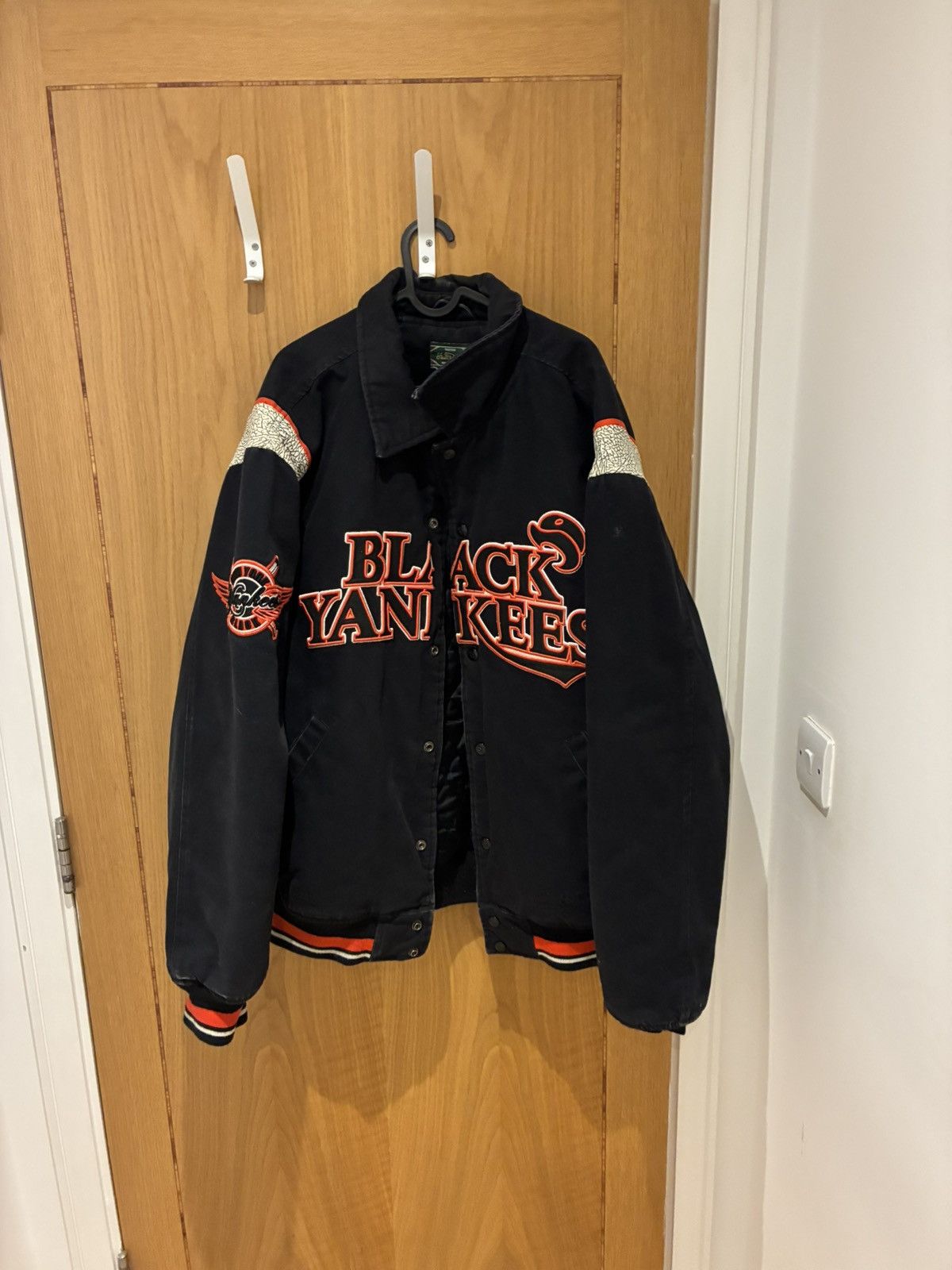 Other New York Black Yankees Vintage Bomber Jacket Size US XXL / EU 58 / 5 - 1 Thumbnail