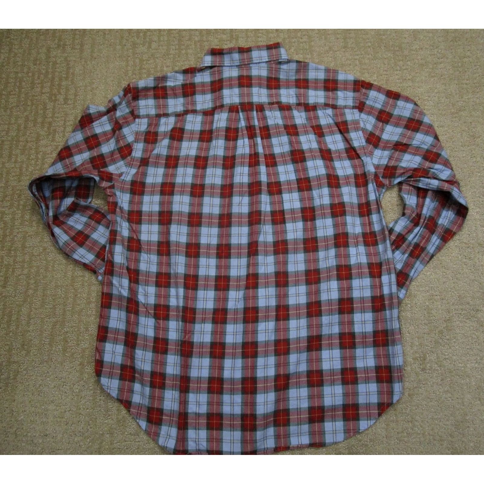 Vineyard Vines VINEYARD VINES Shirt Mens Large Blue Red Plaid Tucker Button-Down Classic Fit Size US L / EU 52-54 / 3 - 3 Thumbnail