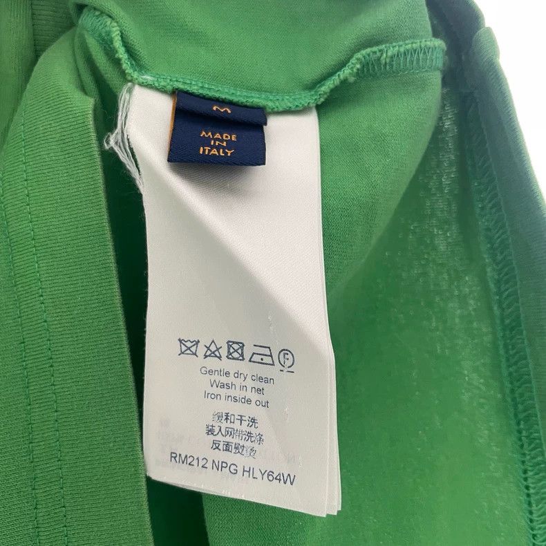 Louis Vuitton Louis Vuitton green Embossed short sleeves 2501-Nextarrow Size US M / EU 48-50 / 2 - 5 Thumbnail