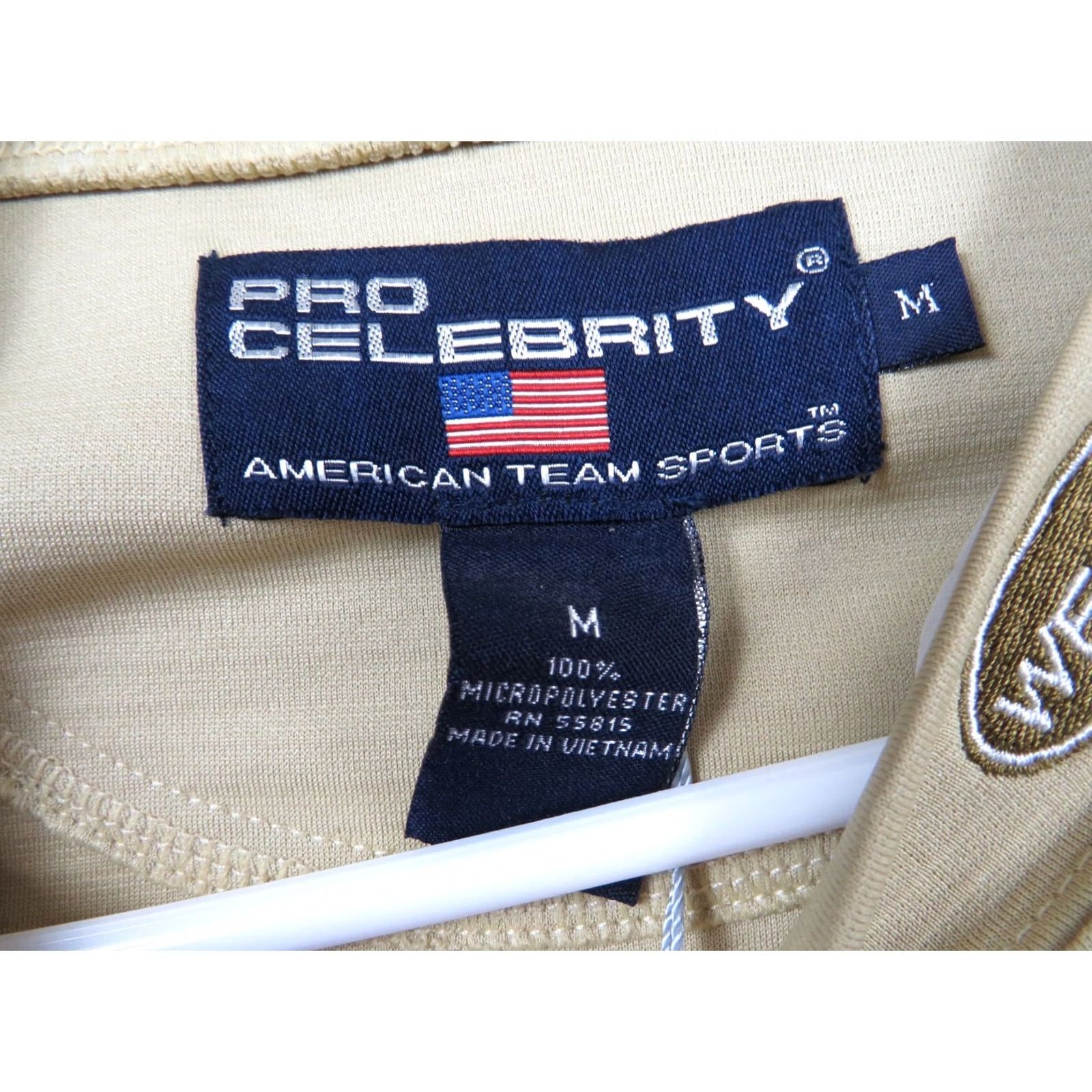 Vintage Pro Celebrity Shirt Polo Men M Short Sleeve Gold NWT Crew Neck Zelcon Shirt Medium Men’s NWT Size US M / EU 48-50 / 2 - 4 Thumbnail