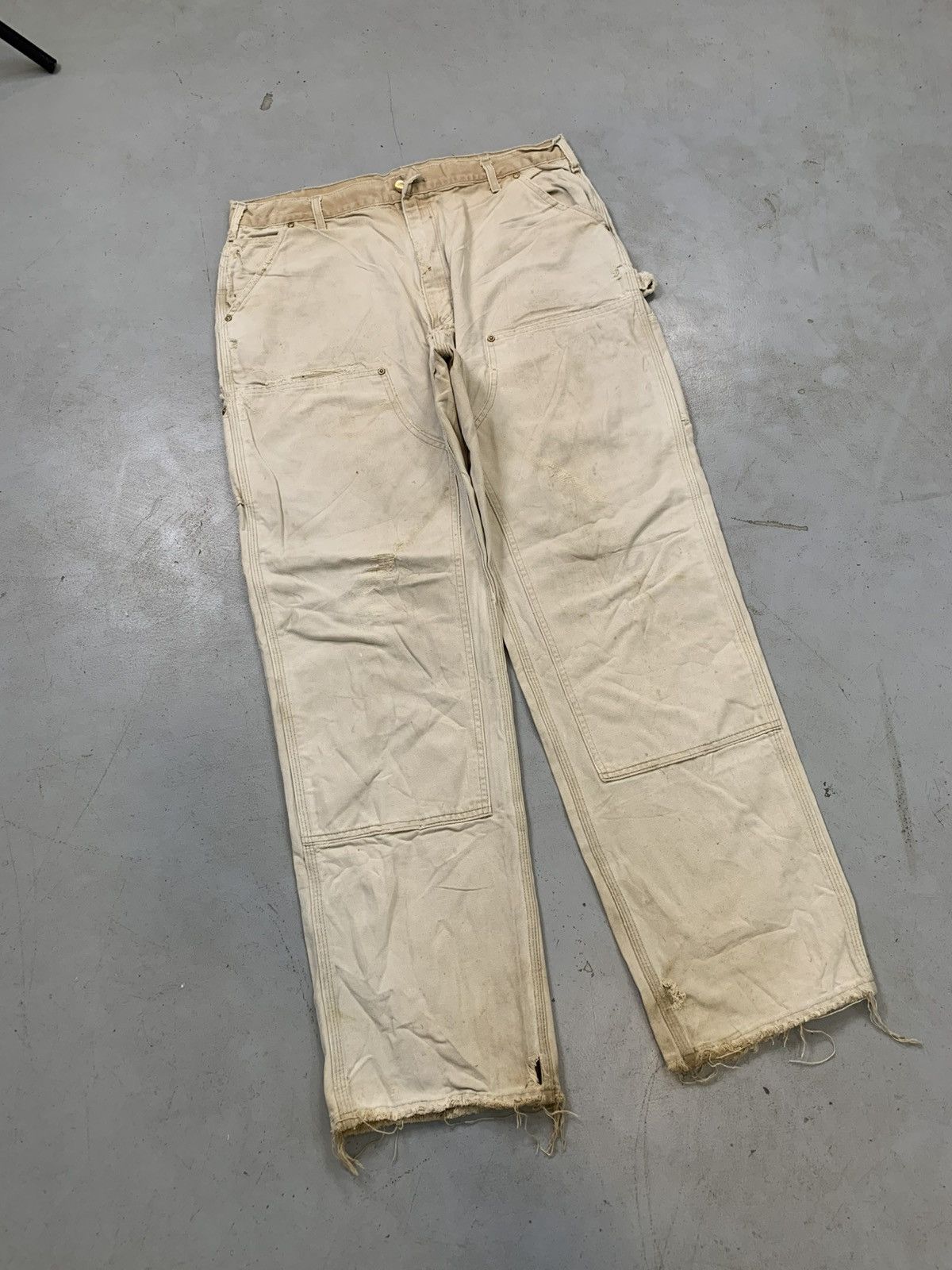 Carhartt Vintage carhartt b01 brn double knee Size US 36 / EU 52 - 1 Thumbnail