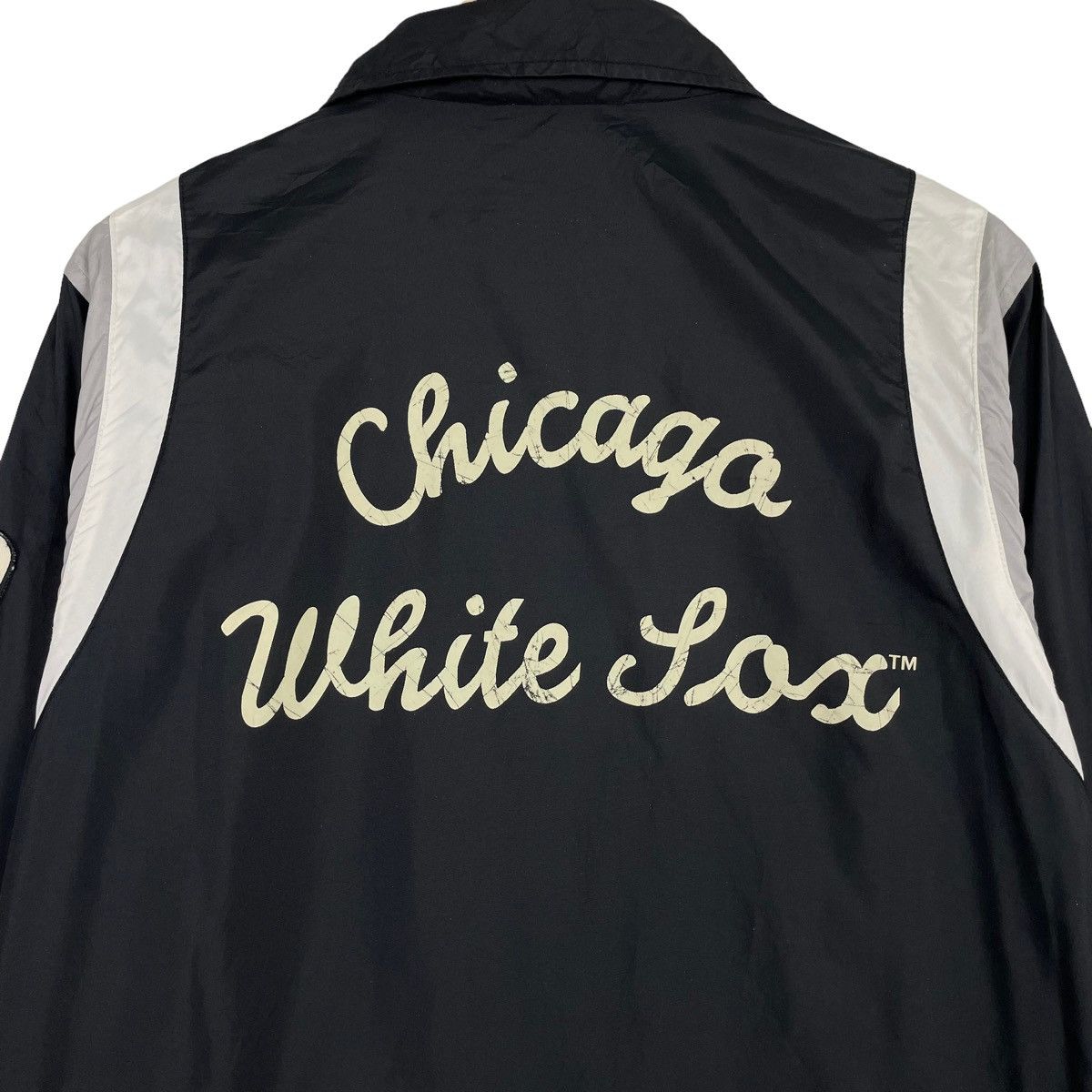 Japanese Brand × MLB × Vintage 💥MLB CHICAGO WHITE SOX SNAP COACH JACKET Size US XL / EU 56 / 4 - 10 Thumbnail