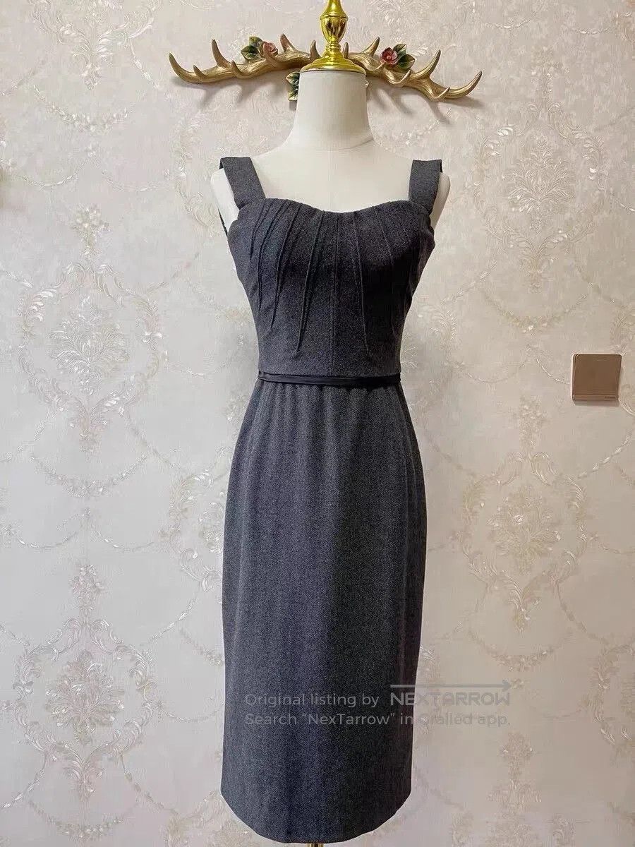 DGK DG Runway Boned Wool Camisole Dress. Size M / US 6-8 / IT 42-44 - 1 Thumbnail