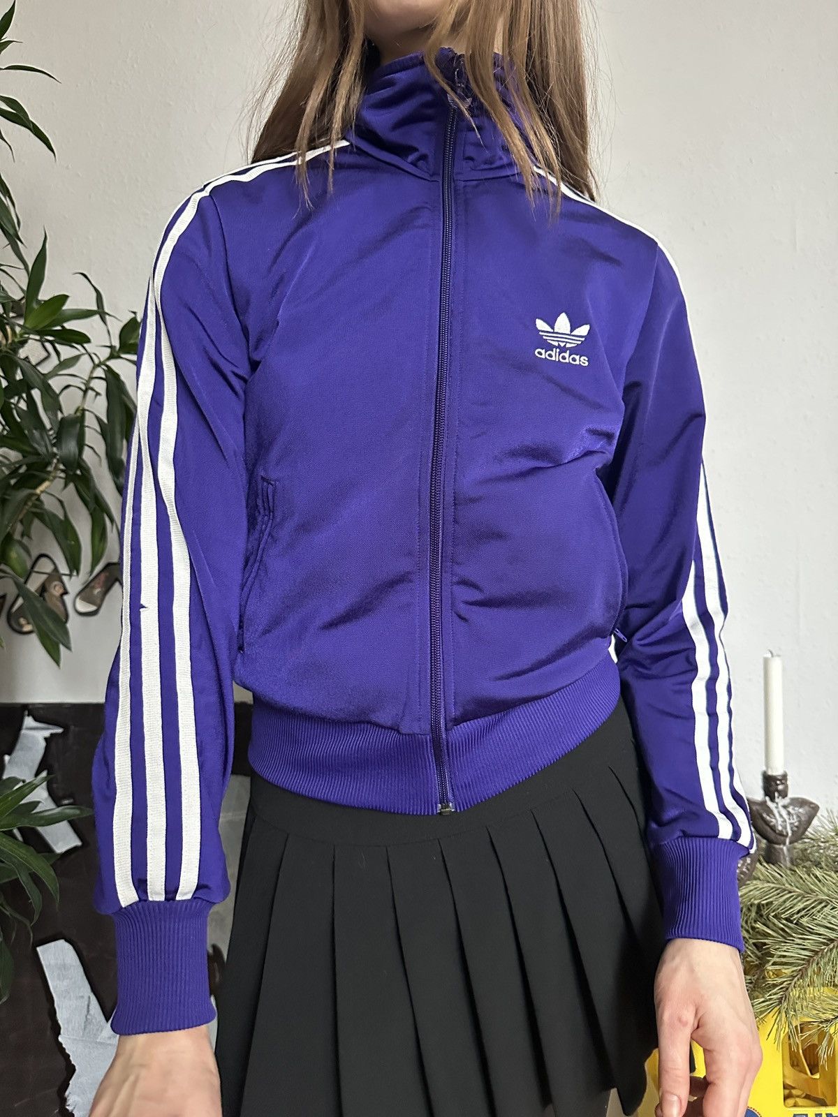 Adidas Adidas Vintage Track Jacket Coquette Block Core Size XS / US 0-2 / IT 36-38 - 1 Thumbnail
