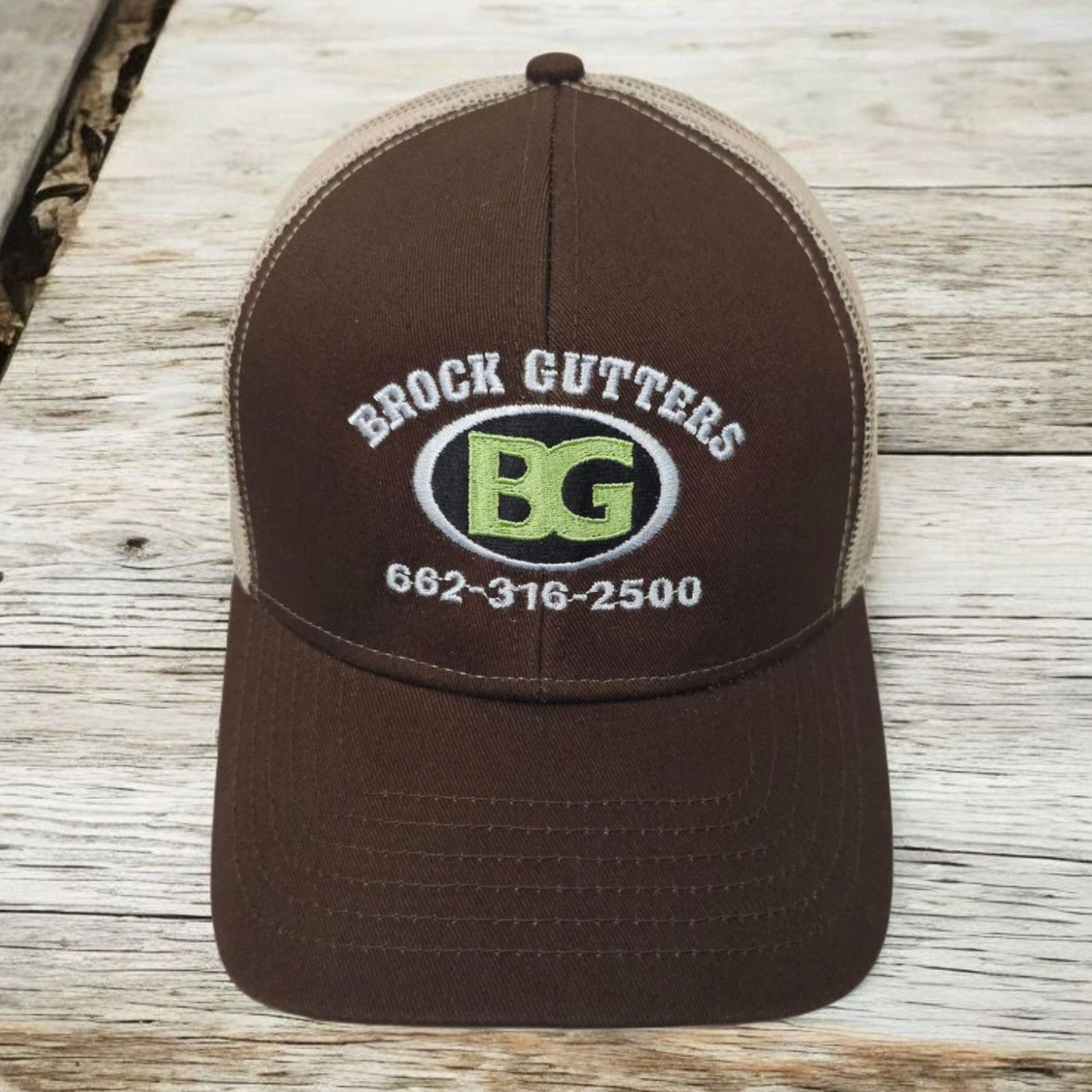 Other Brock Gutters Mesh Snapback Cap Trucker Baseball Embroidered Size ONE SIZE - 1 Thumbnail