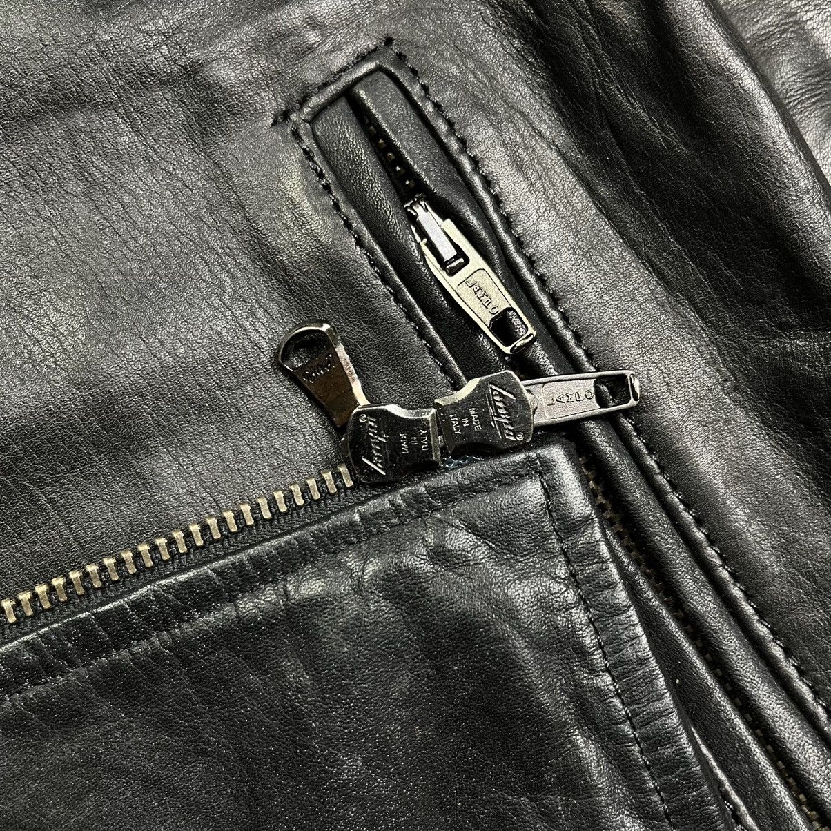 Isamu Katayama Backlash Lounge Lizard double riders leather jacket Size US M / EU 48-50 / 2 - 7 Thumbnail