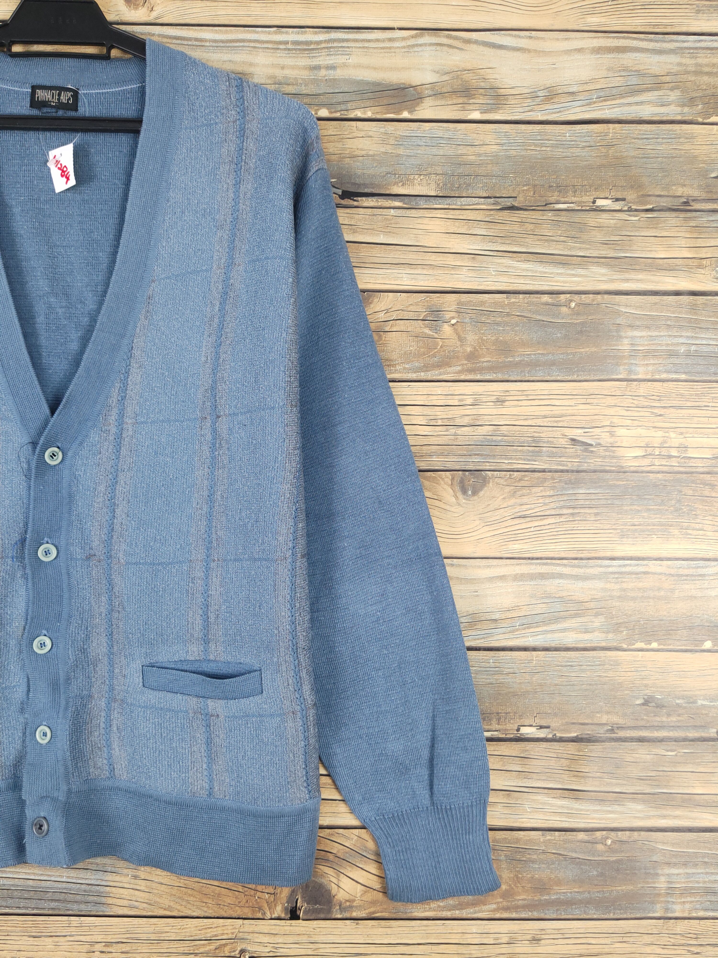 Homespun Knitwear × Japanese Brand Pinnacle Alps Blue Knitwear Cardigan #W1284$0 Size US M / EU 48-50 / 2 - 5 Thumbnail