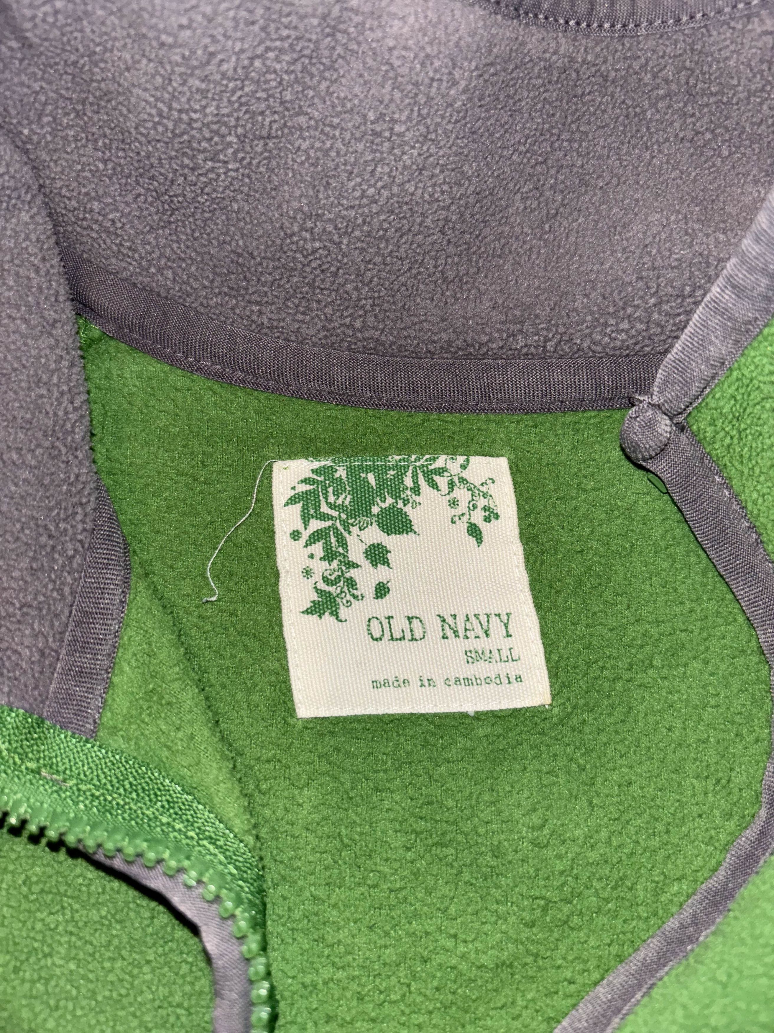 Old Navy 00s Old Navy Fleece Quarter Pullover Zip Size S / US 4 / IT 40 - 3 Thumbnail