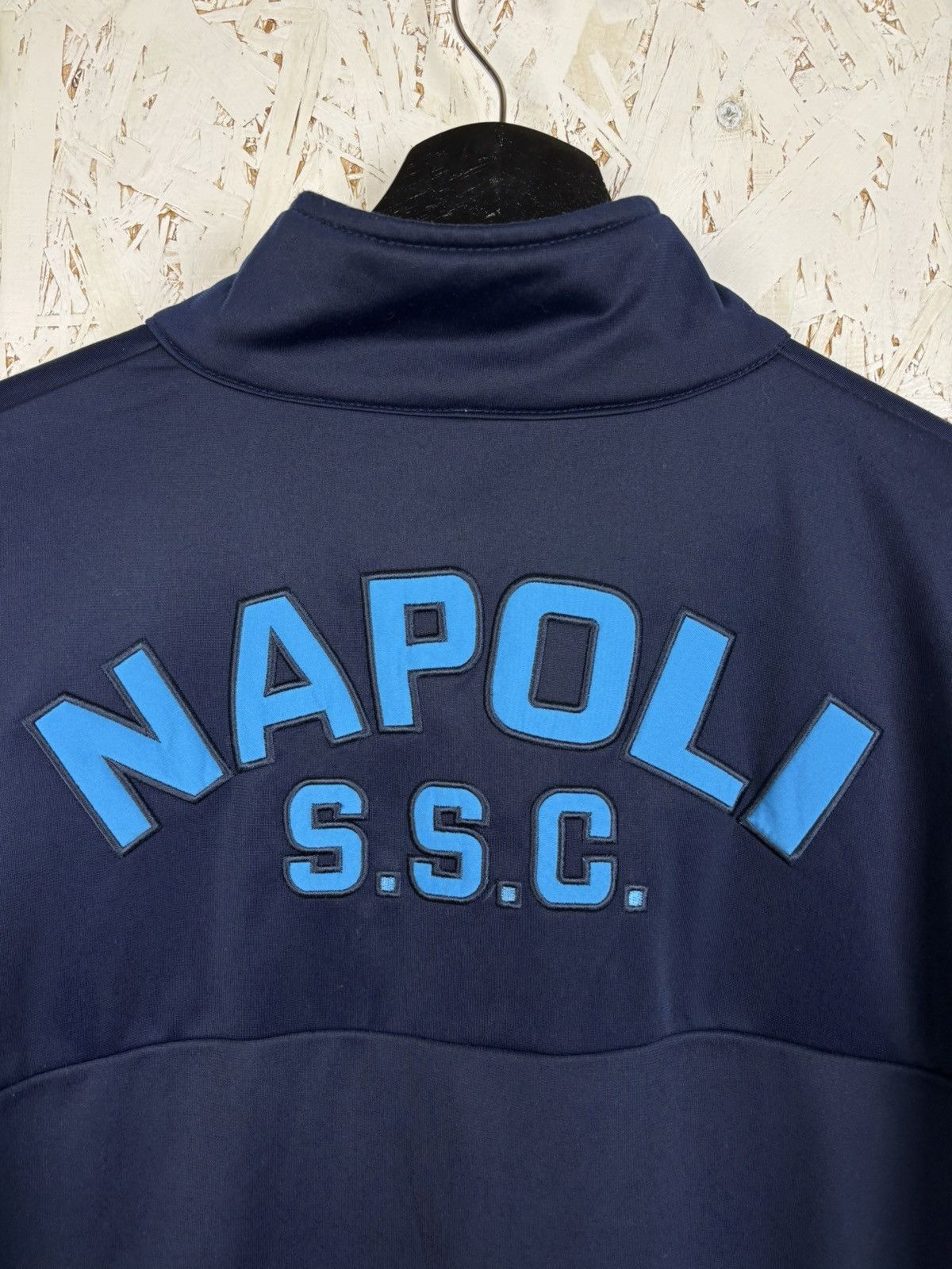 Kappa Kappa Napoli 2015/16 Tracksuit Jacket Blue Size ~L Size US XL / EU 56 / 4 - 7 Thumbnail