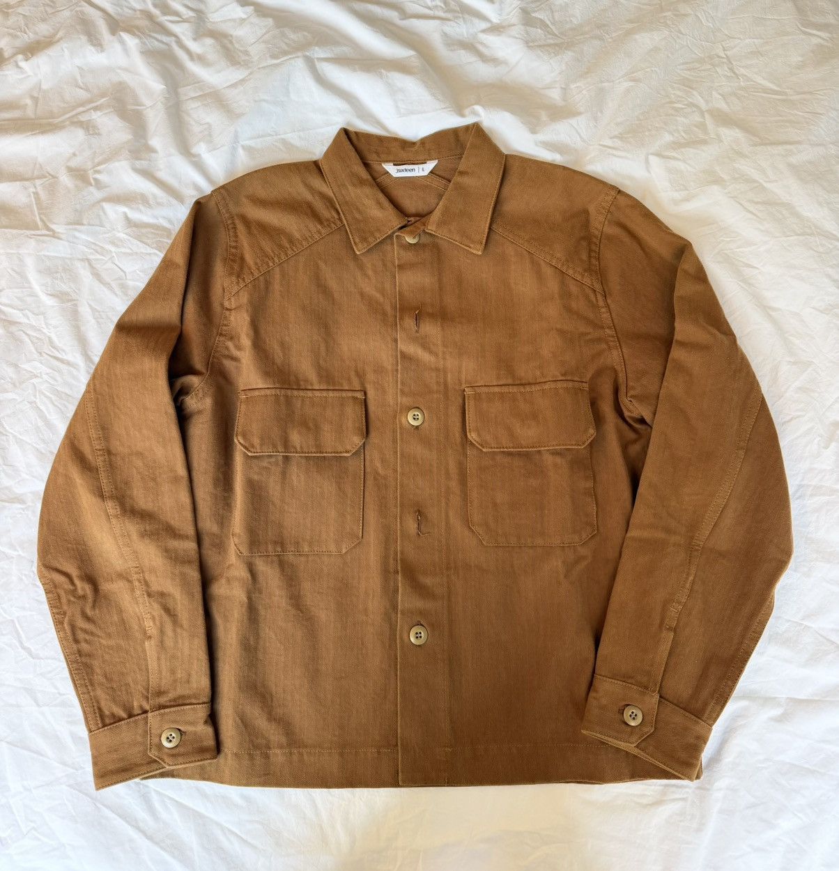 3sixteen 3sixteen - Officer Shirt Rust Washed | Grailed display picture 1