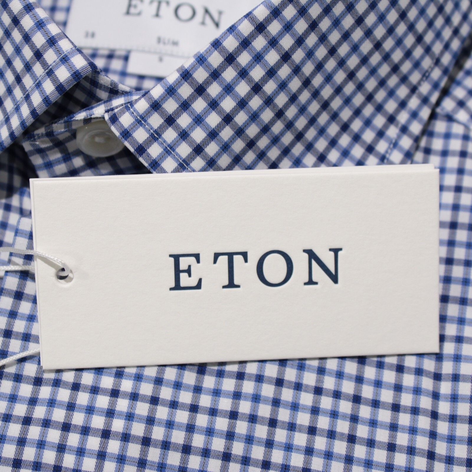 Eton Eton New with tags Shirt Size S US In Blue Size US S / EU 44-46 / 1 - 2 Thumbnail