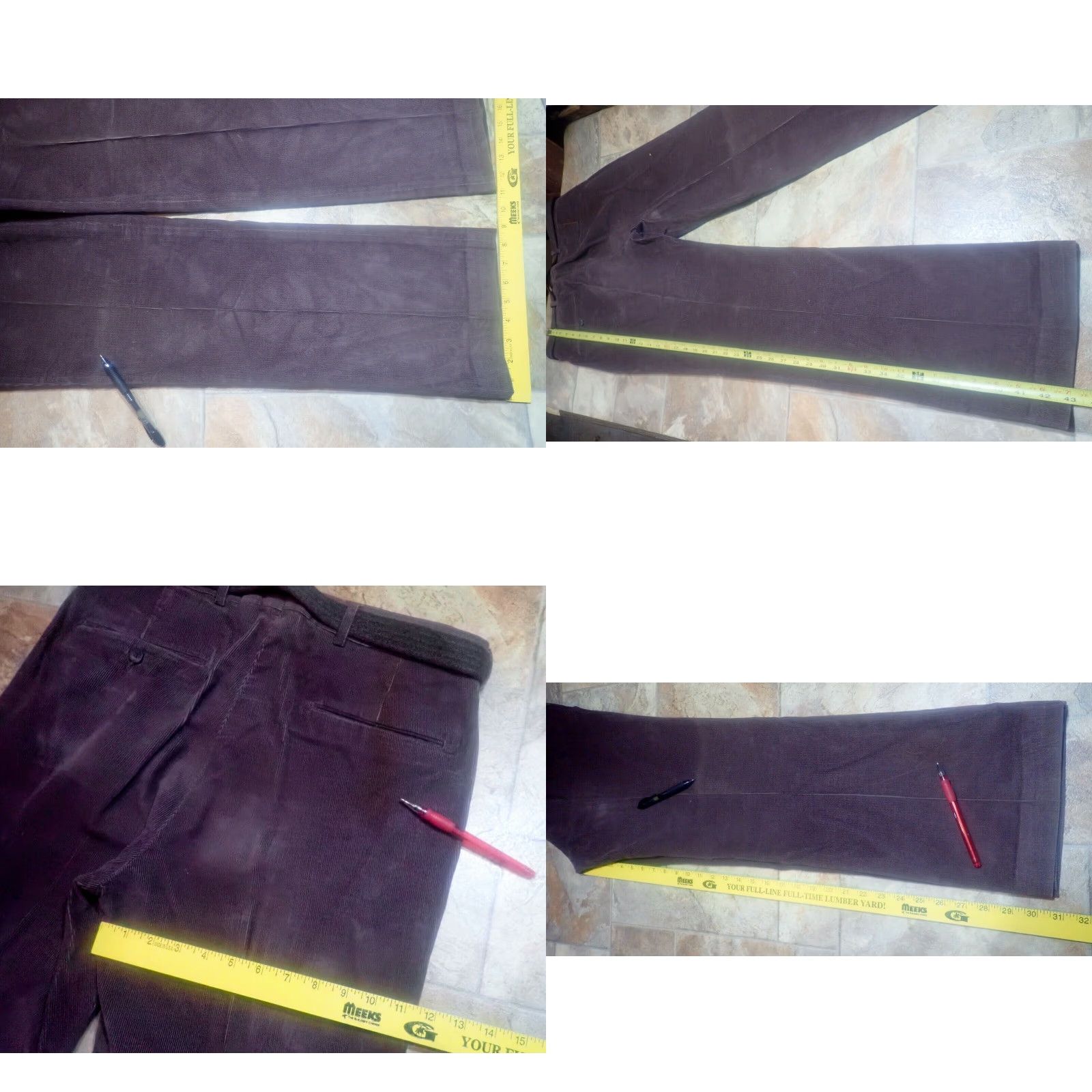 Levi's VINTAGE Levi's 70s Classic Brown Corduroy Jeans 32x30 Disco Style Mens Size US 32 / EU 48 - 8 Thumbnail