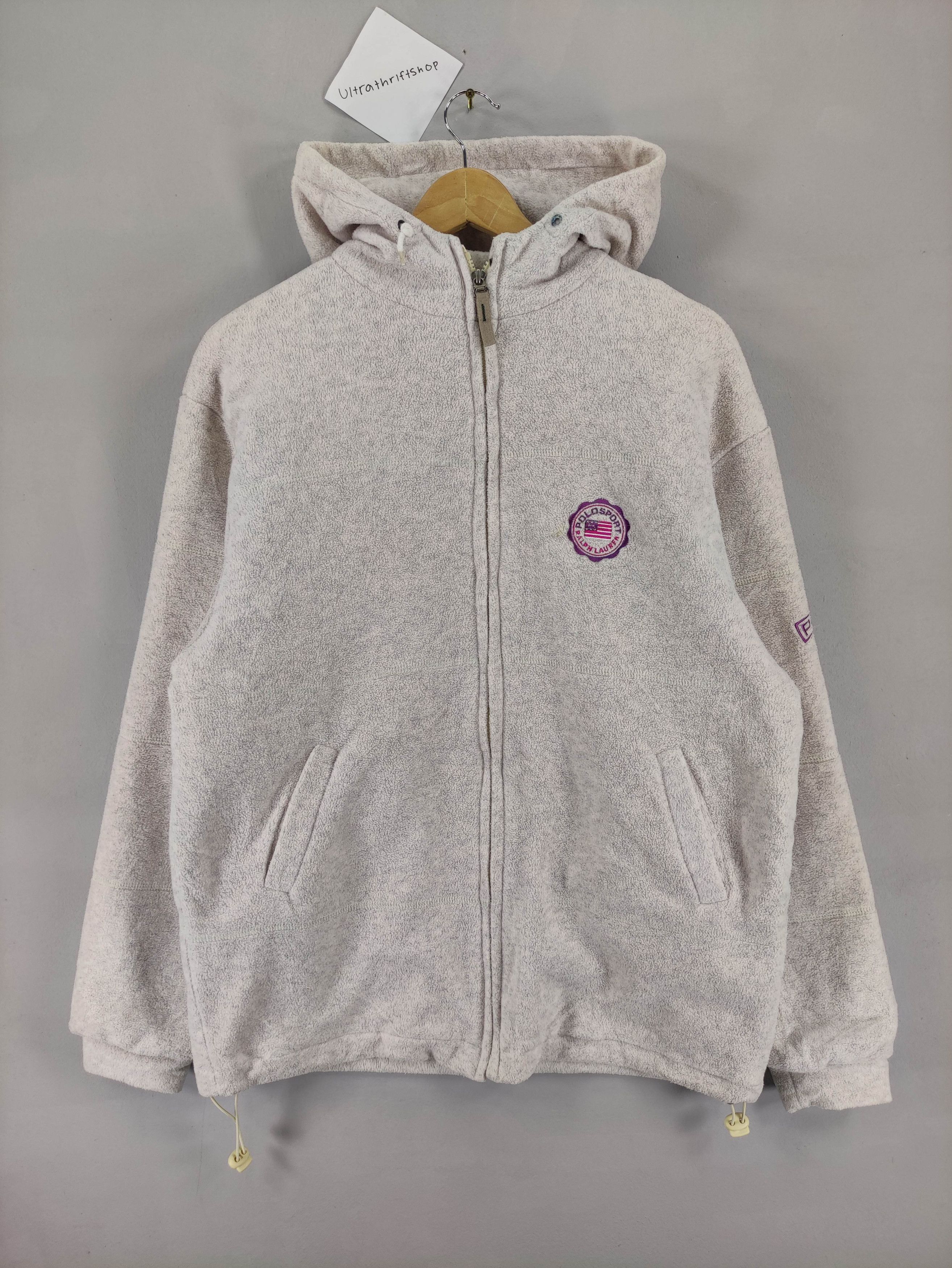 Japanese Brand Vintage RL Polo Sport Fleece Hoodie Jacket Zipper Size US L / EU 52-54 / 3 - 2 Thumbnail