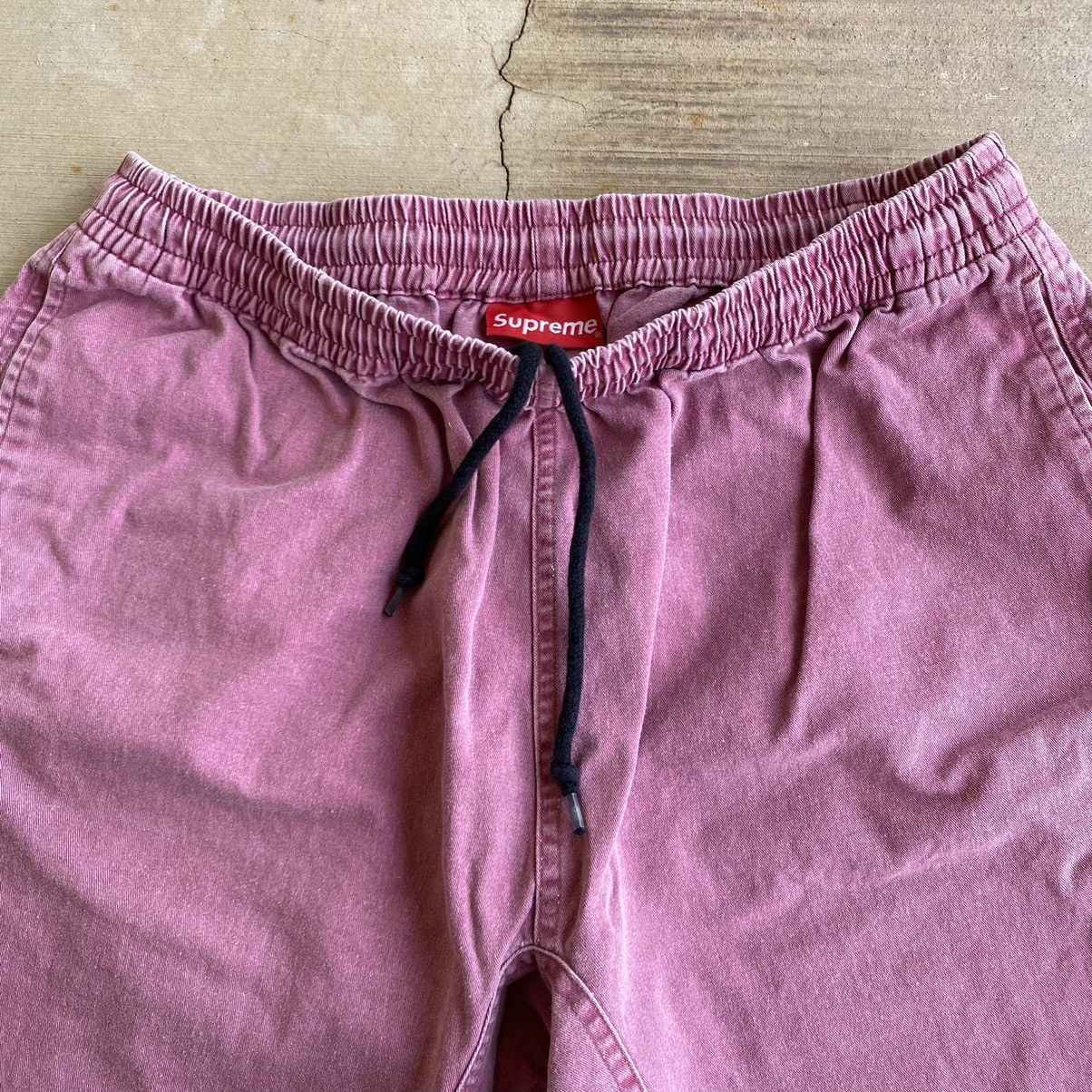 Supreme Supreme Washed Twill Shorts Red Pink 2016 Size US 34 / EU 50 - 2 Thumbnail