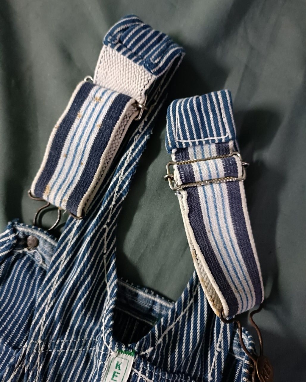 Other Vintage 1950s KEY Imperial Sanforized Hickory Overalls. Size US 34 / EU 50 - 7 Thumbnail