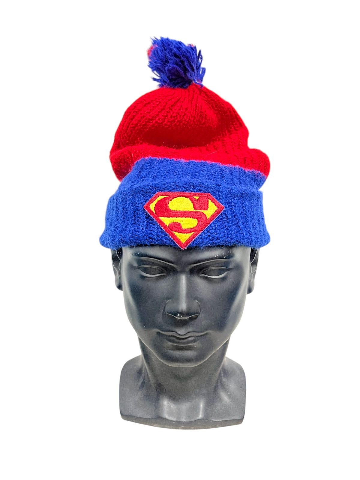 Vintage Vintage Superman Big Logo Beanie Hat Size ONE SIZE - 1 Thumbnail