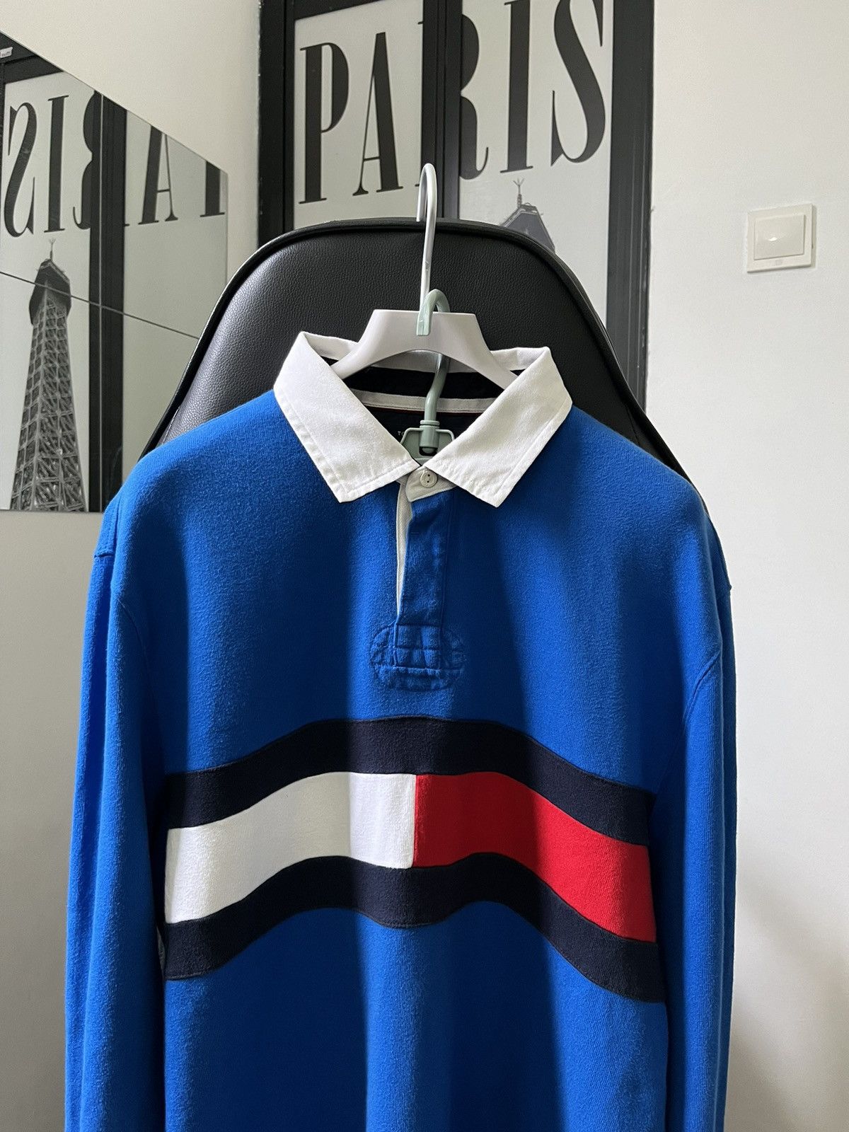 Tommy Hilfiger Tommy Hilfiger Rugby Polo Shirt Size US L / EU 52-54 / 3 - 2 Thumbnail