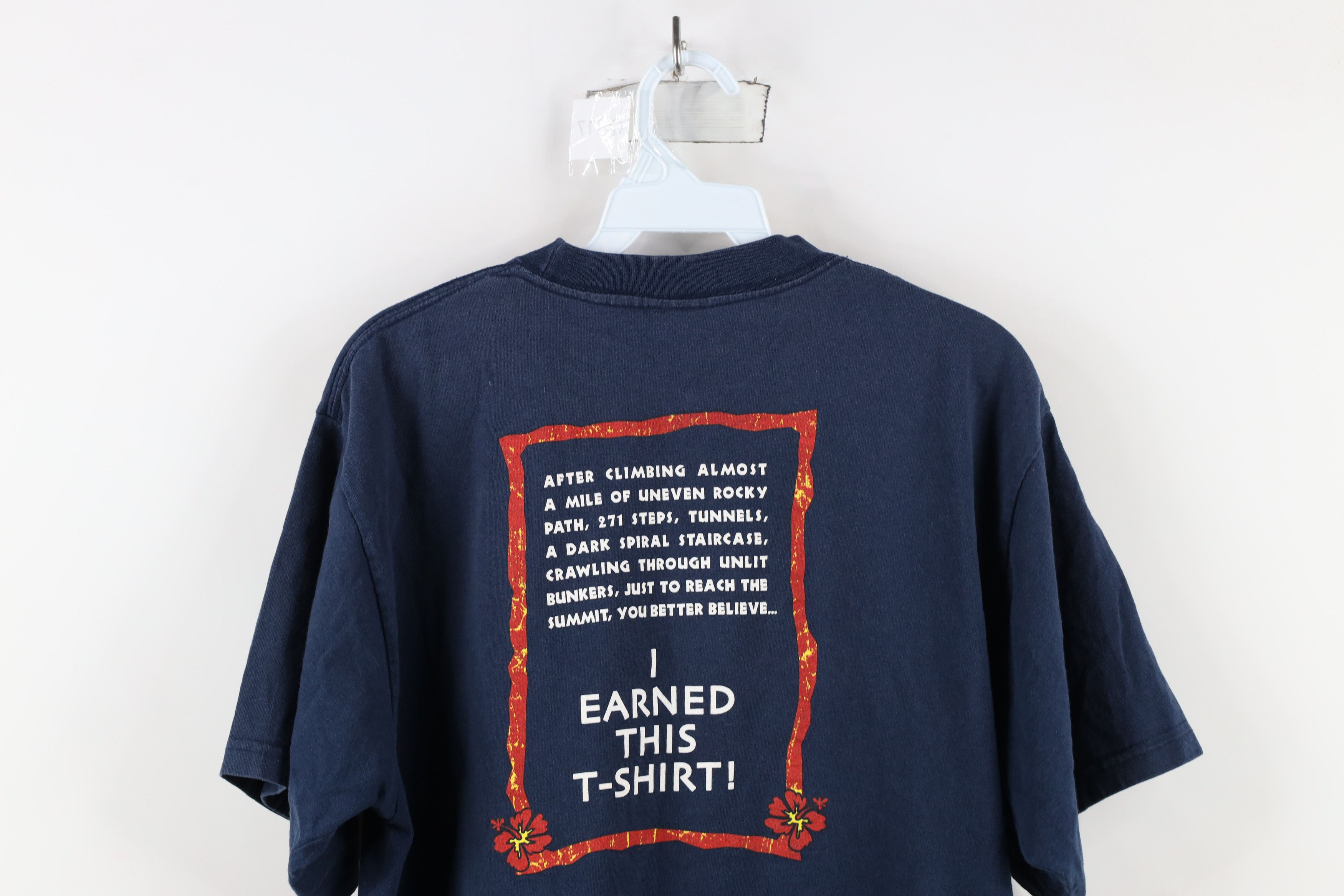 Vintage Vintage 90s Diamond Head Honolulu Hawaii T-Shirt Blue Size US L / EU 52-54 / 3 - 12 Thumbnail