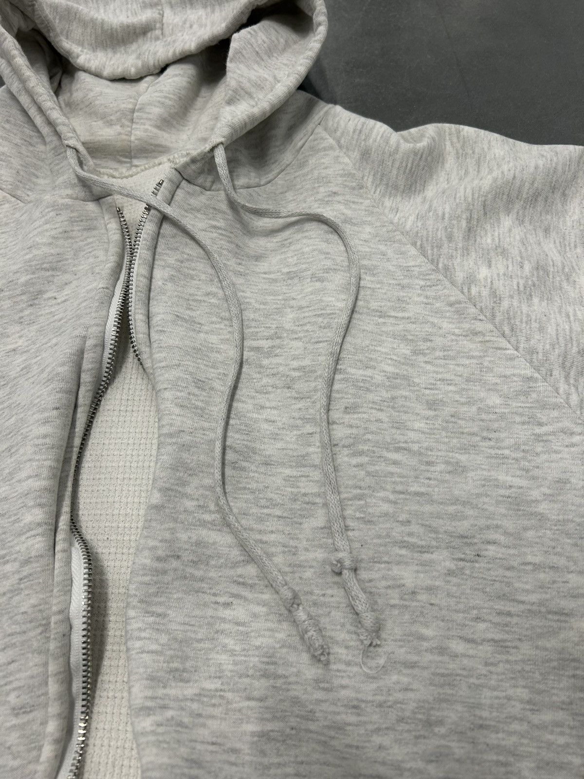 Other Grey and white thermal lined zip up hoodie Size US L / EU 52-54 / 3 - 4 Thumbnail