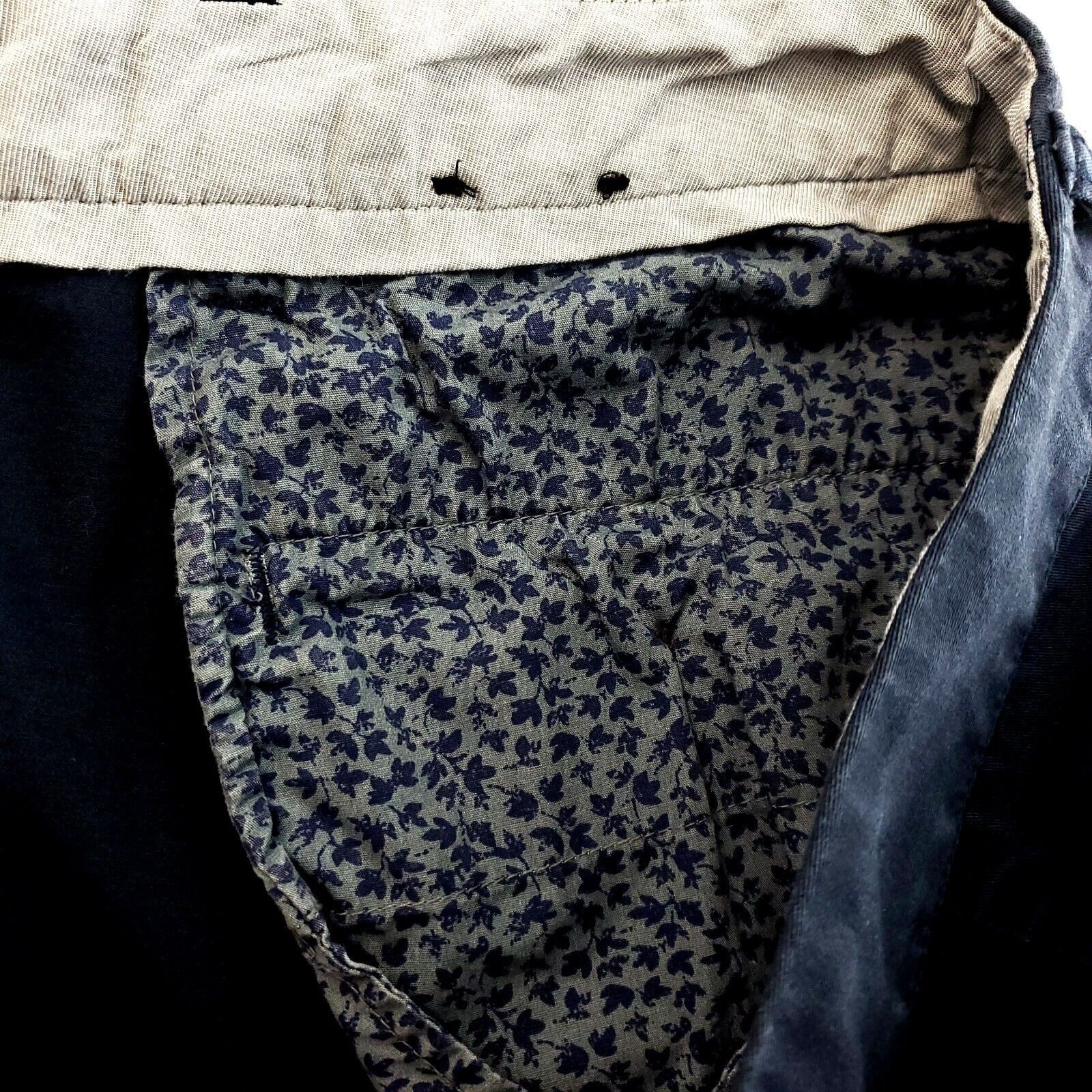 Bonobos Bonobos Slim Blue Chino Pants Flat Front Mid Rise Coin Pocke Size US 33 - 7 Thumbnail