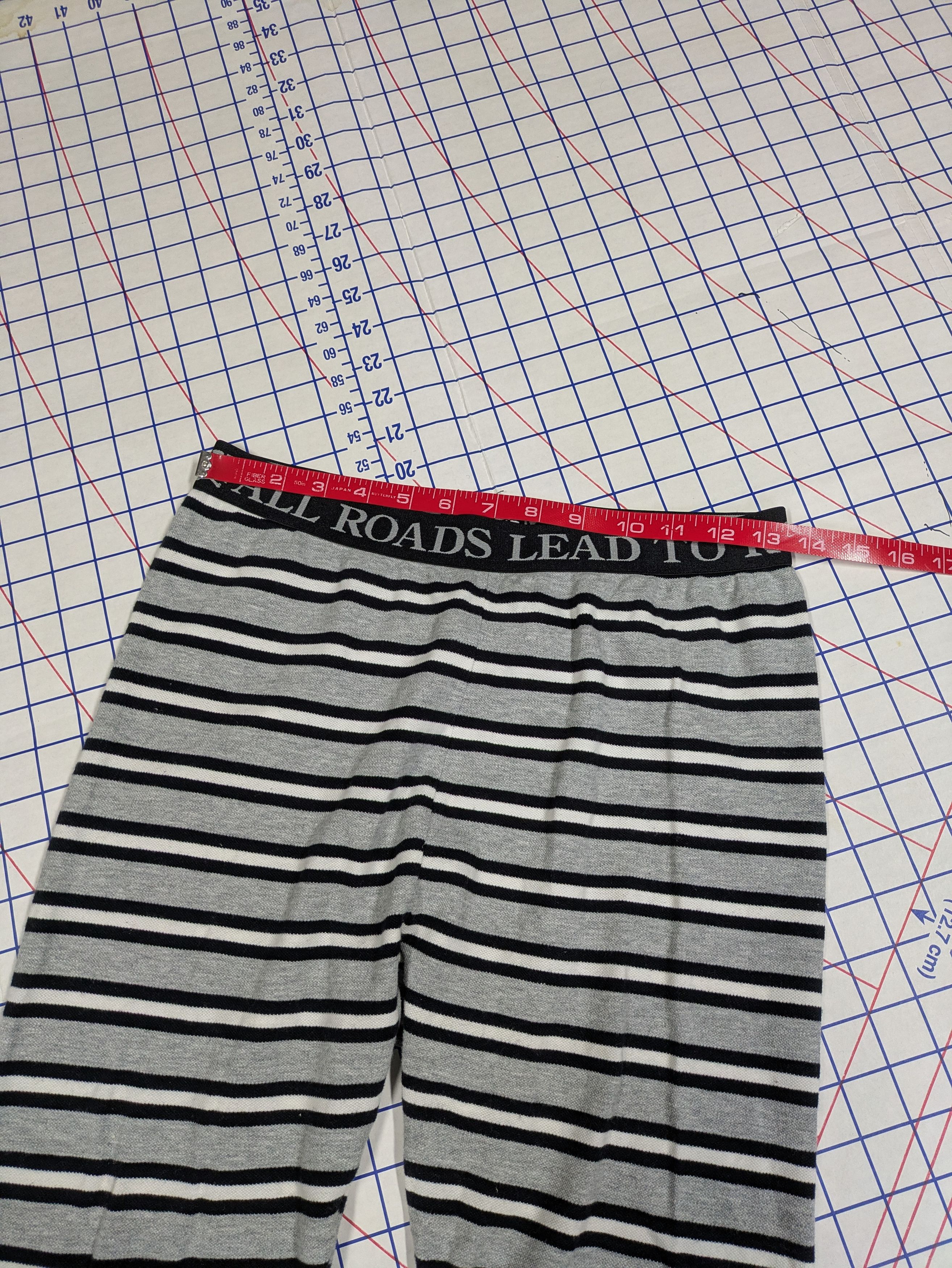 PPFM PPFM rock n roll grey and black striped leggings large Size US 32 / EU 48 - 4 Thumbnail