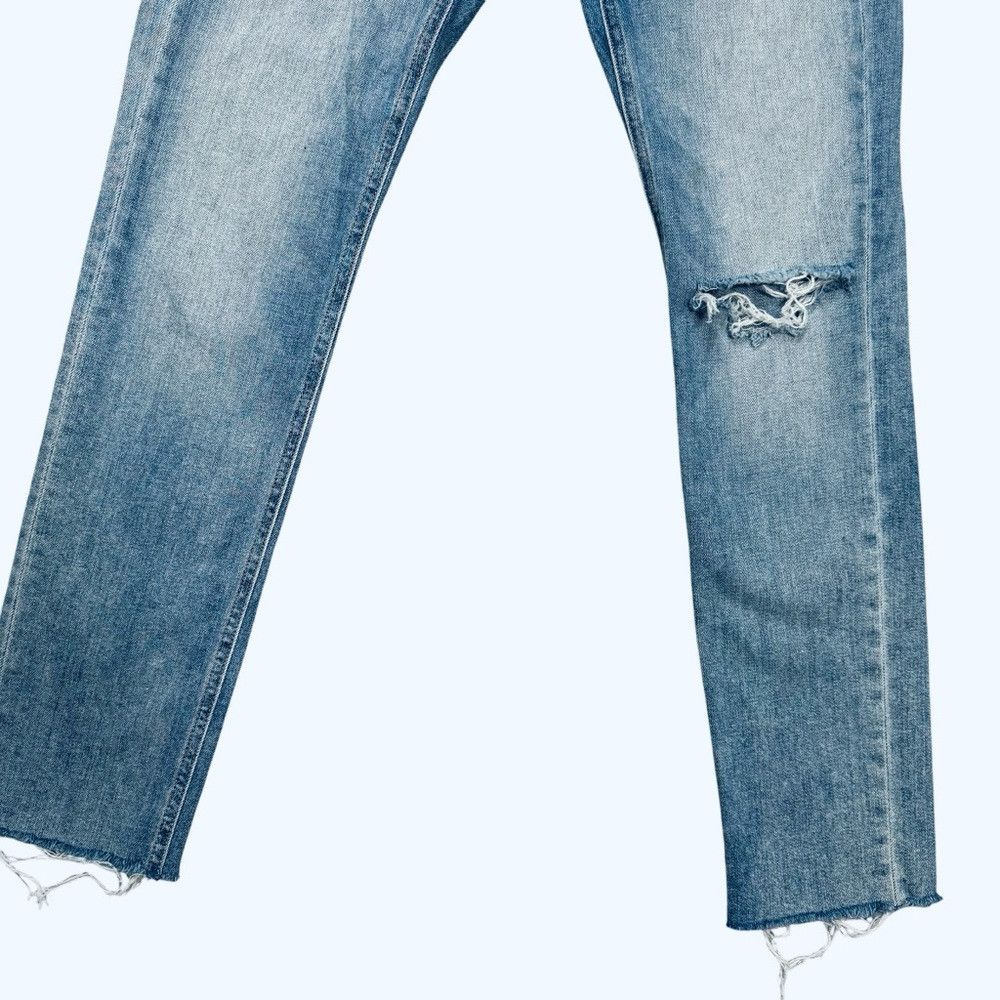 Rag & Bone Rag & Bone Dre Capri Skinny Cropped Raw Hem Distressed Jean Size 25" / US 0 / IT 36 - 9 Thumbnail