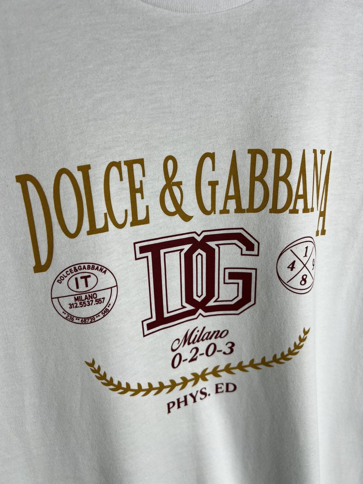 Dolce & Gabbana Dolce & Gabbana 54 big logo tee T-shirt Luxury Y2K Size US L / EU 52-54 / 3 - 7 Thumbnail