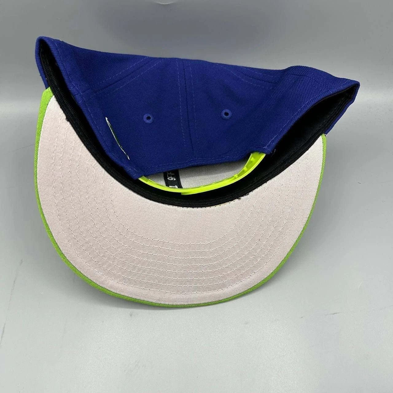 New Era Hartford Whalers Hat Men Blue Green NHL Snap Back Cap New Size ONE SIZE - 4 Thumbnail