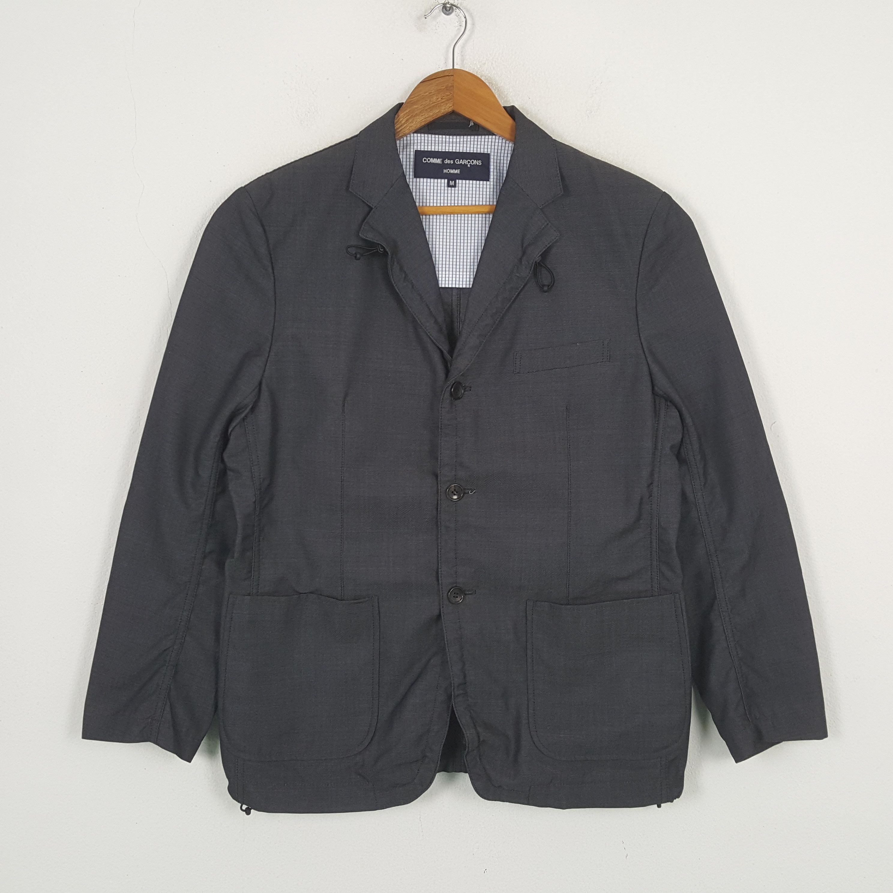 Comme des Garcons Homme Vintage COMME des GARÇONS HOMME Rare Design Blazer c282n28 Size 40S - 1 Thumbnail
