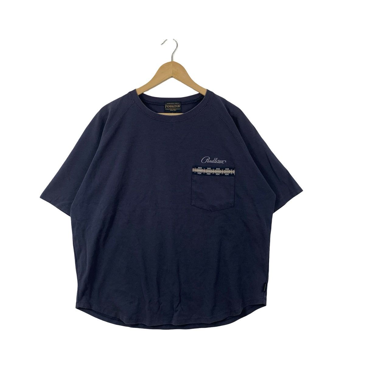 Pendleton Vintage Pendleton Pocket Minimal Logo Embroidered Tee with T Size US L / EU 52-54 / 3 - 4 Thumbnail