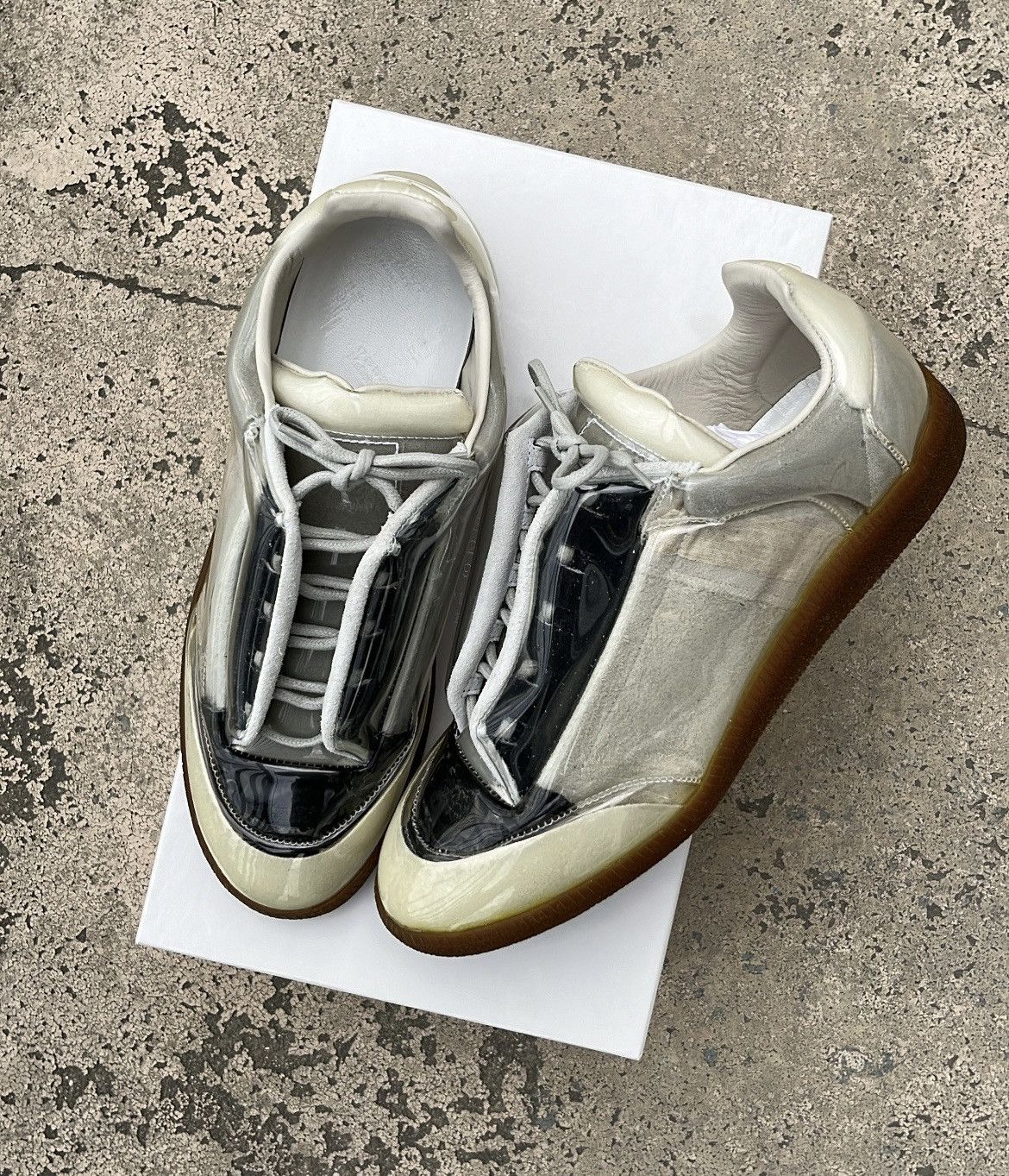 Maison Margiela Maison Margiela Future Low Pvc Laminated Size US 8 / EU 41 - 1 Thumbnail