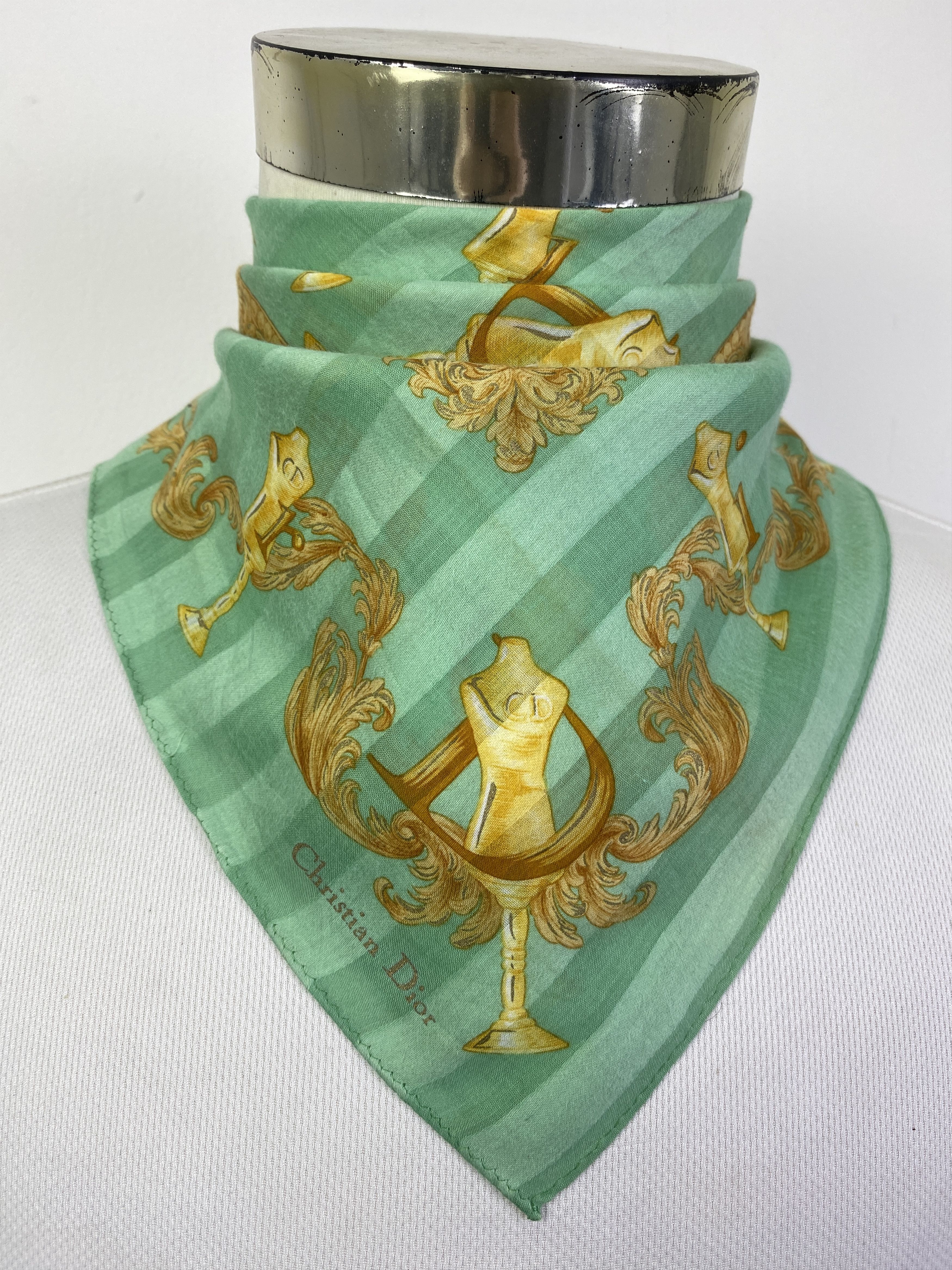 Dior Vintage Christian Dior Handkerchief / Neckerchief KT0007 Size ONE SIZE - 2 Thumbnail