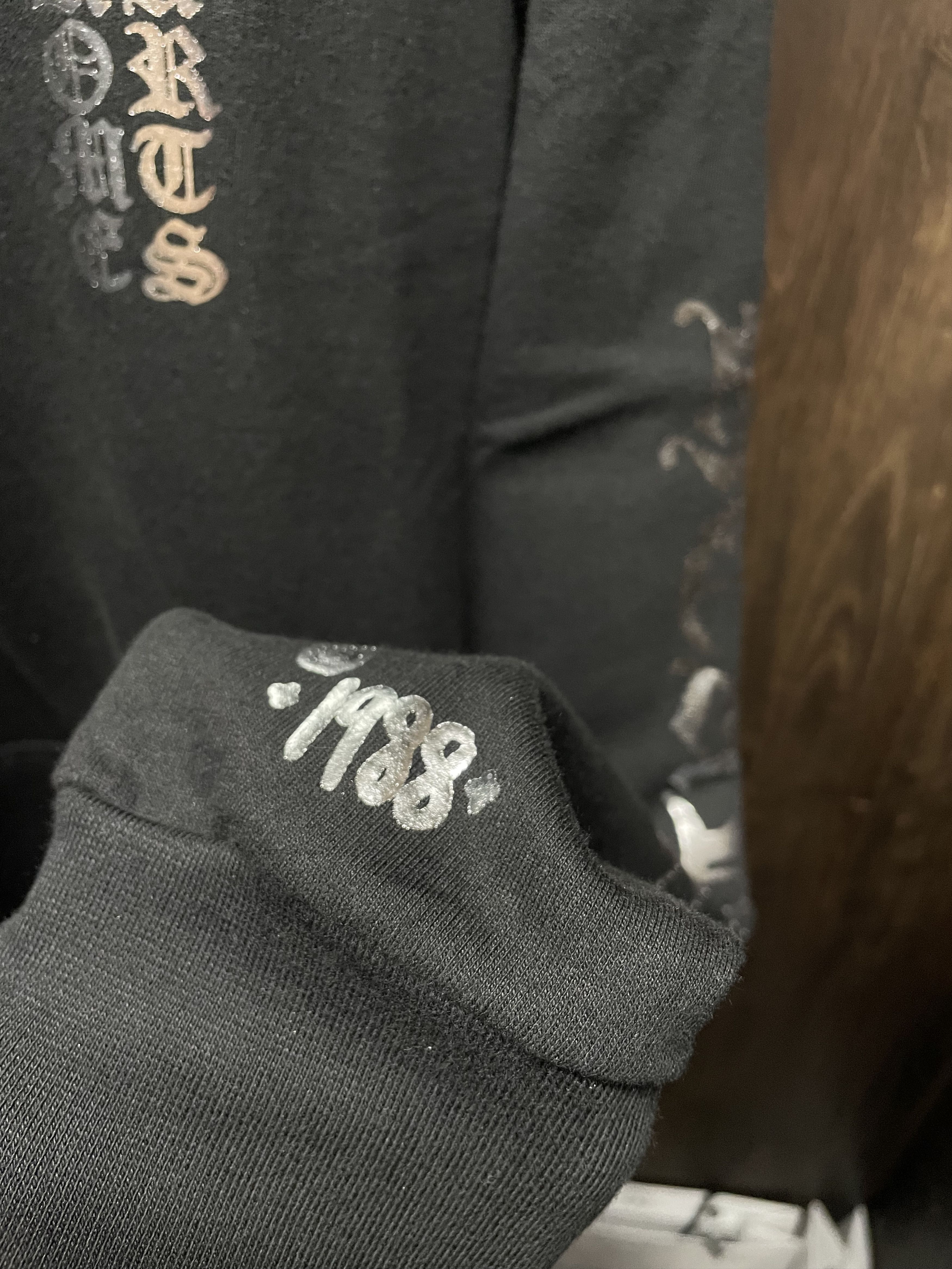 Chrome Hearts Chrome Hearts 1988 Silver print Hoodie Size US M / EU 48-50 / 2 - 8 Thumbnail