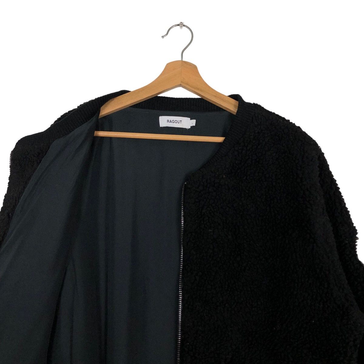 Hysteric Glamour 🔥Bomber Jacket Fleece Sherpa Ragout Spell Put Big Logo Size US L / EU 52-54 / 3 - 10 Thumbnail