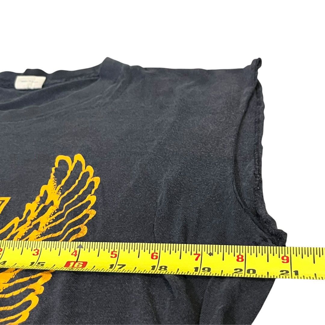 Harley Davidson VINTAGE Harley Davidson Eagle Cut Off Shirt 80s Size US L / EU 52-54 / 3 - 4 Thumbnail