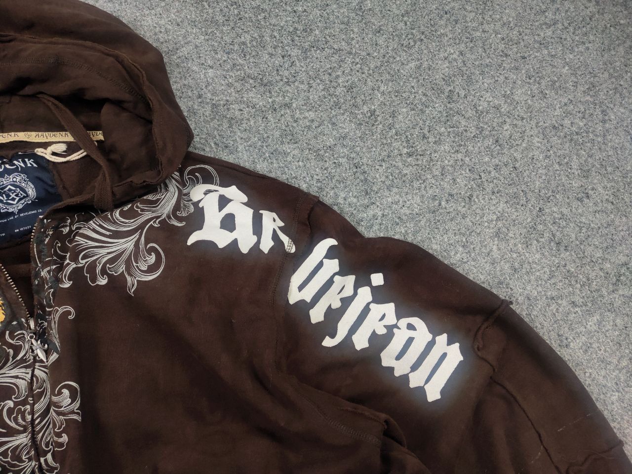If Six Was Nine Vintage Kayden K Y2K Tattoo Affliction Zip Hoodie opium LGB Size US XL / EU 56 / 4 - 9 Thumbnail