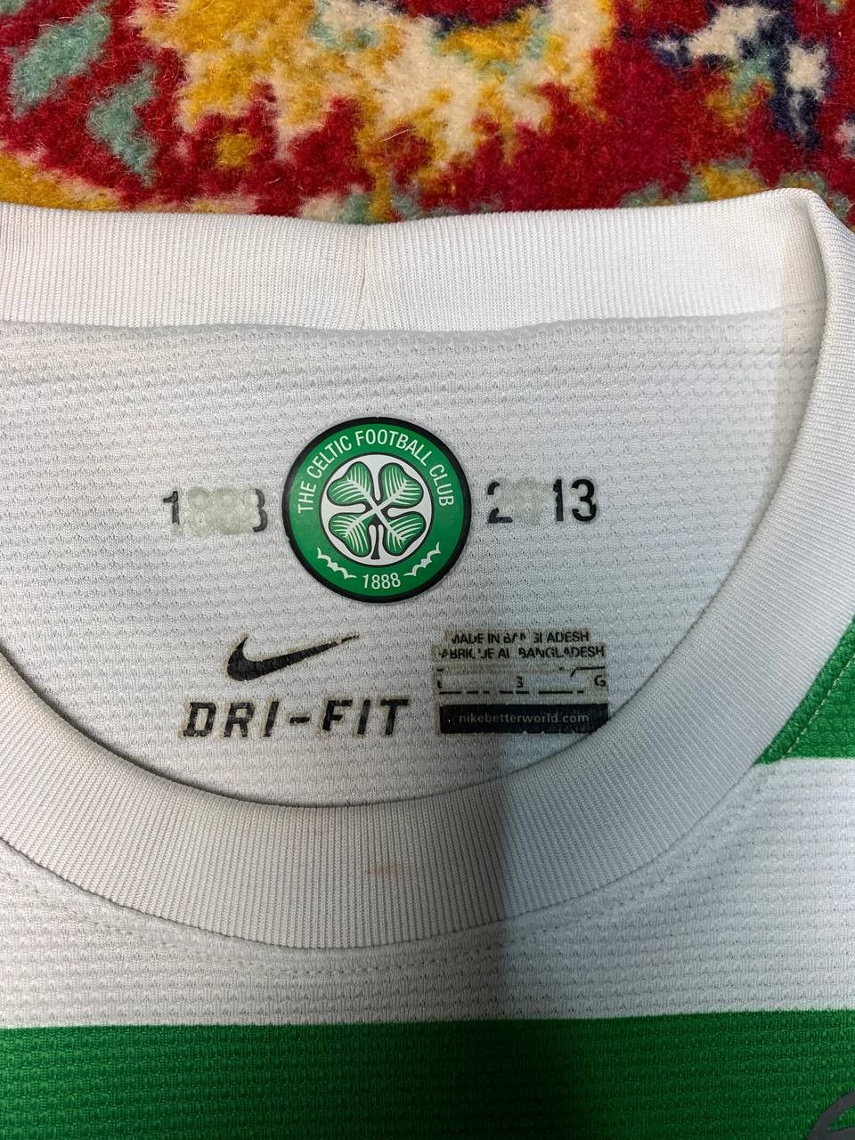 Nike CELTIC 2012 2013 HOME FOOTBALL SHIRT SOCCER JERSEY Size US L / EU 52-54 / 3 - 3 Thumbnail