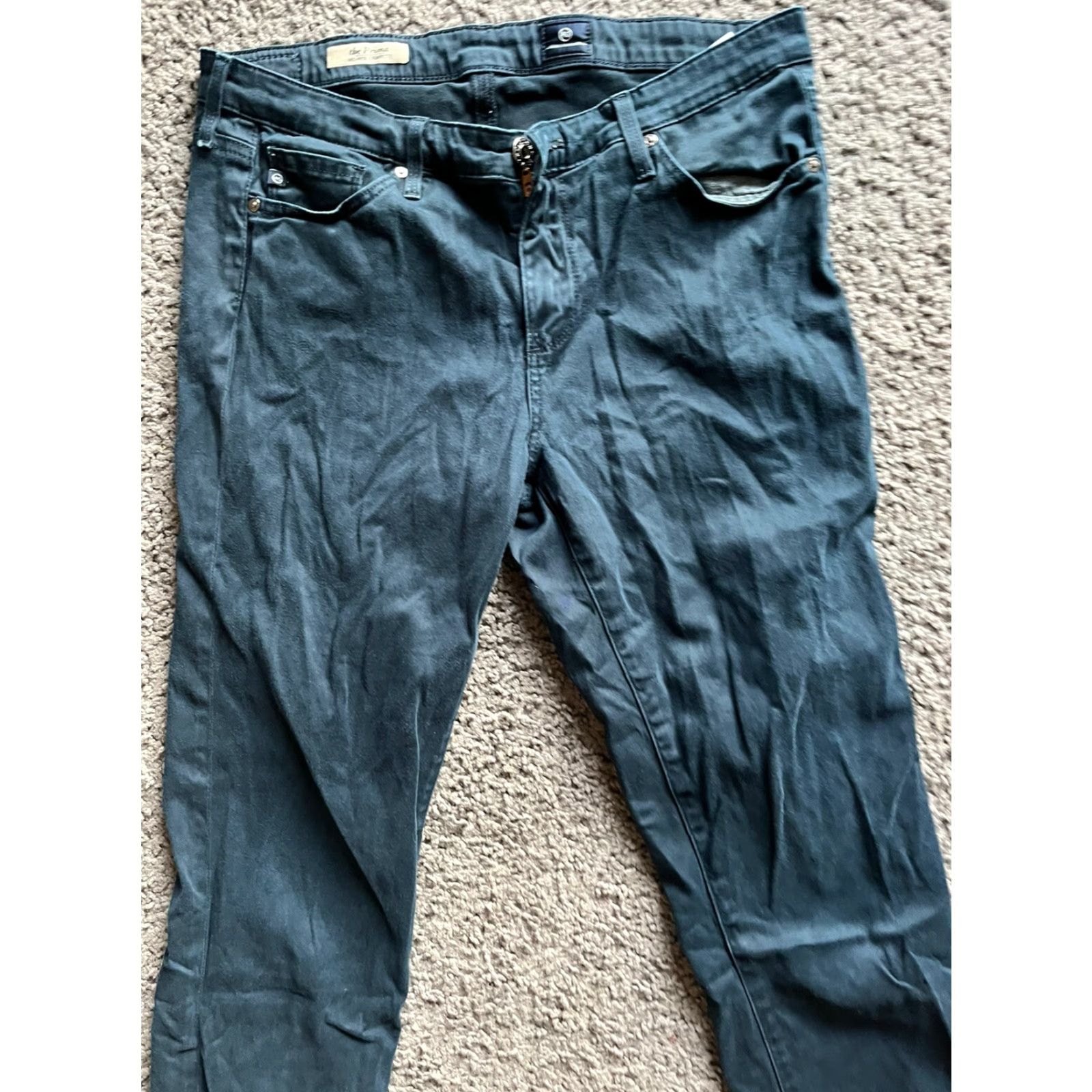 Vintage VINTAGE AG Adriano Goldschmied The Prima Mid-Rise Cigarette Jeans Women 28 Blue Slim Fit Size 28" / US 6 / IT 42 - 2 Thumbnail