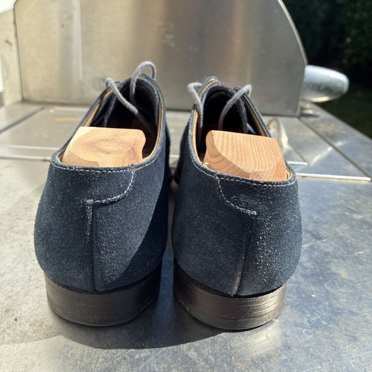 Crockett & Jones Crockett & Jones Hove 2 Unlined Blue Suede UK6.5E/US7.5 Size US 7.5 / EU 40-41 - 2 Thumbnail