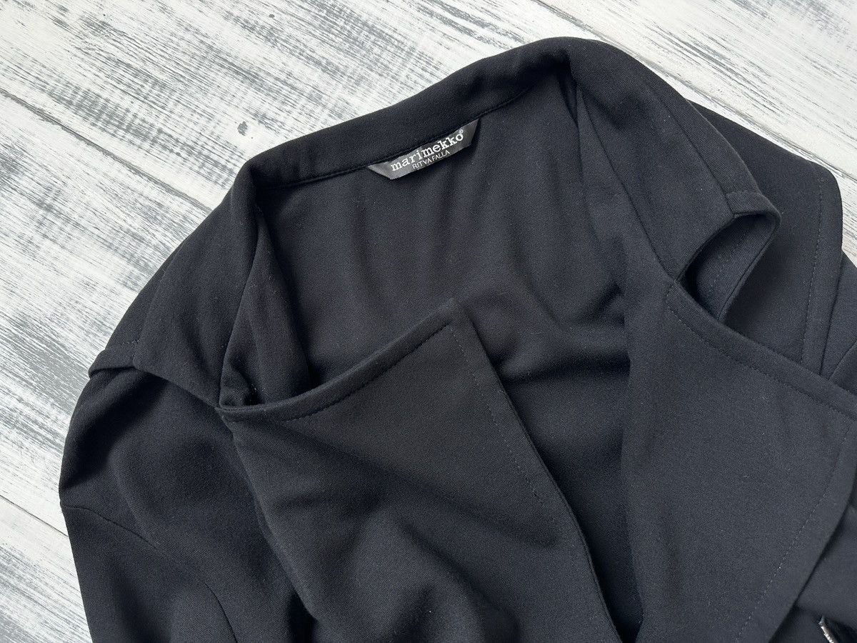 Marimekko MARIMEKKO Ritva Falla Zip Belted Coat Black Women’s Size M / US 6-8 / IT 42-44 - 9 Thumbnail