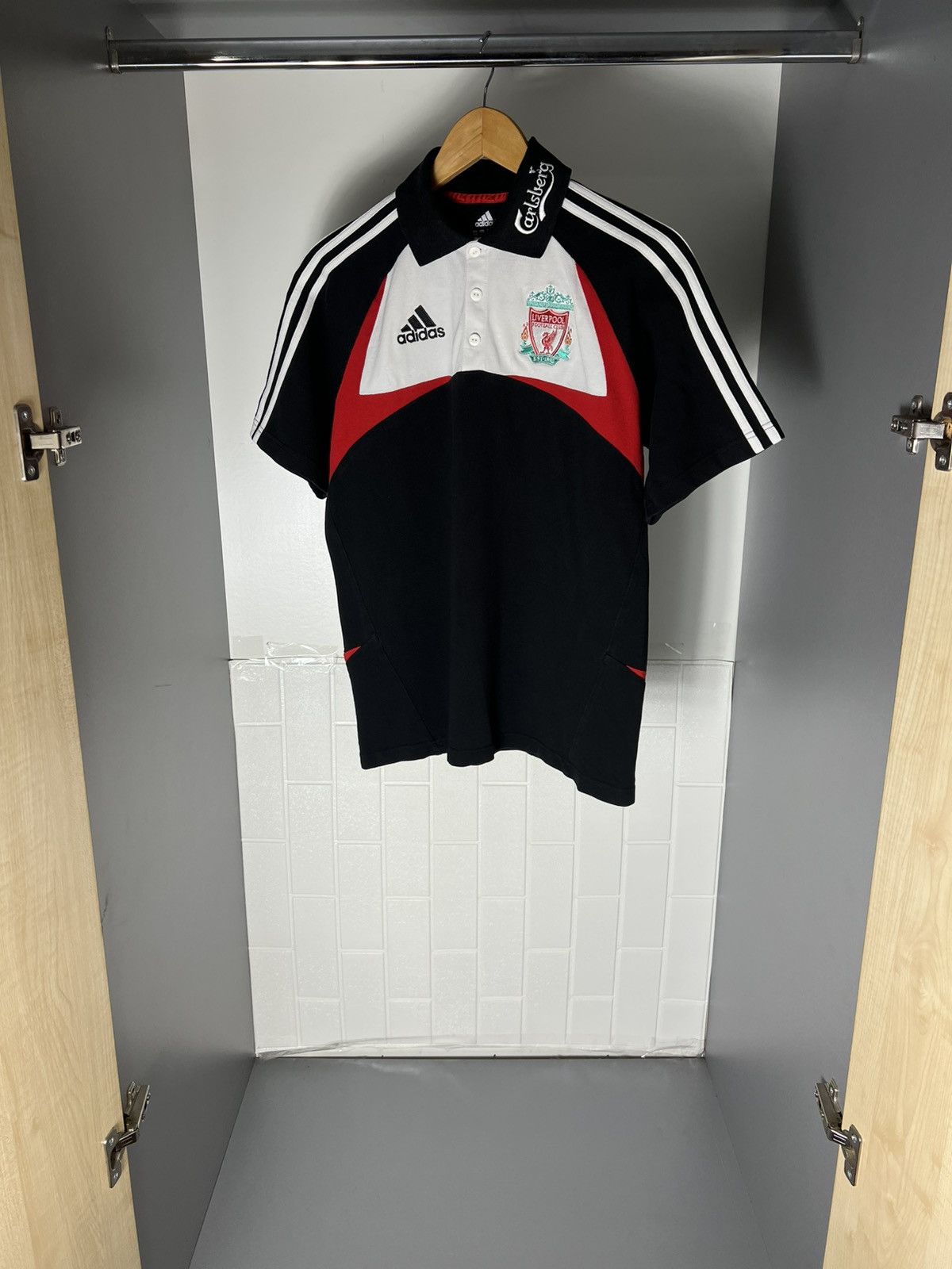 Adidas VINTAGE ADIDAS FC LIVERPOOL ENGLAND SOCCER JERSEY RETRO 90s Size US M / EU 48-50 / 2 - 3 Thumbnail