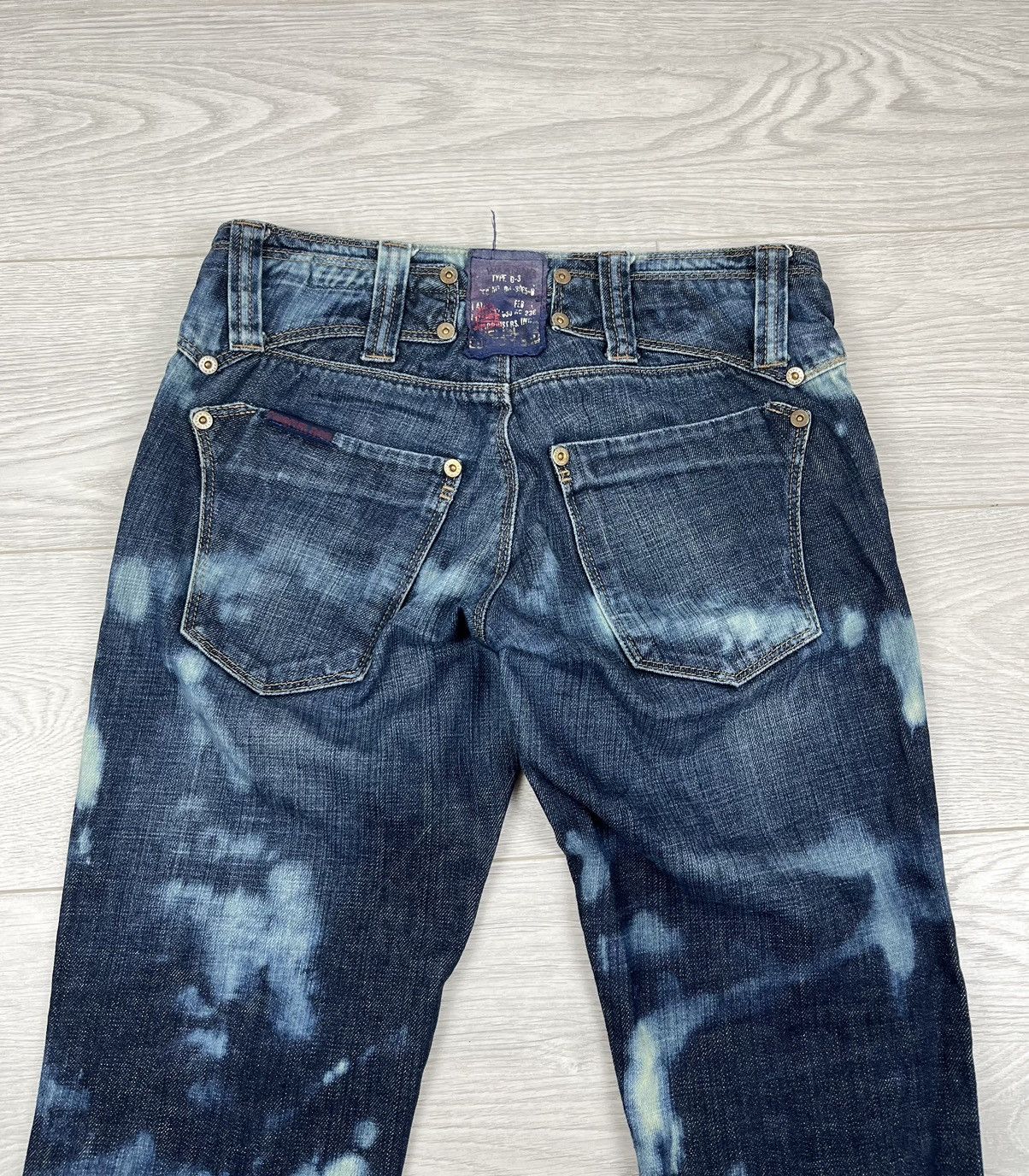 Japanese Brand Y2K Japanese Skull Vintage Flare Low Denim Pants Size 32" / US 10 / IT 46 - 11 Thumbnail