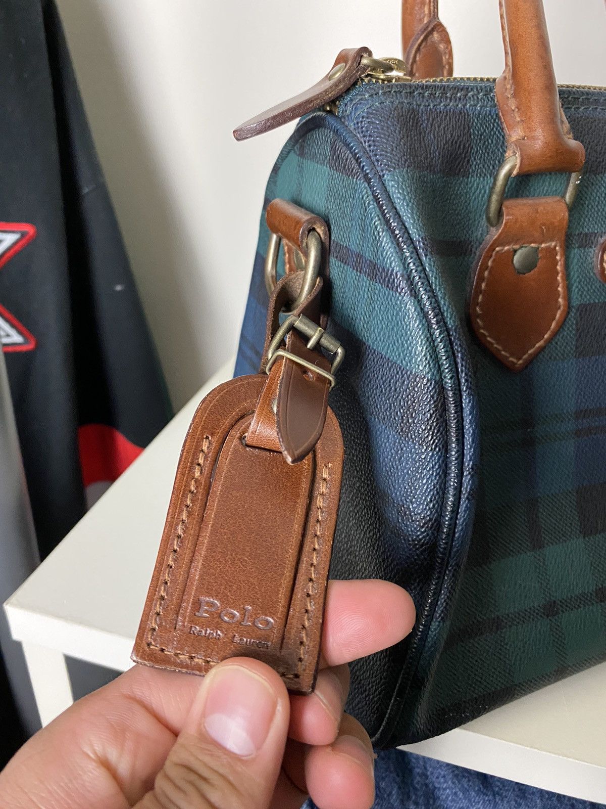 Polo Ralph Lauren Rare Ralph Lauren Purse Mini Duffle Bag Boston Barrel Plaid Size ONE SIZE - 4 Thumbnail