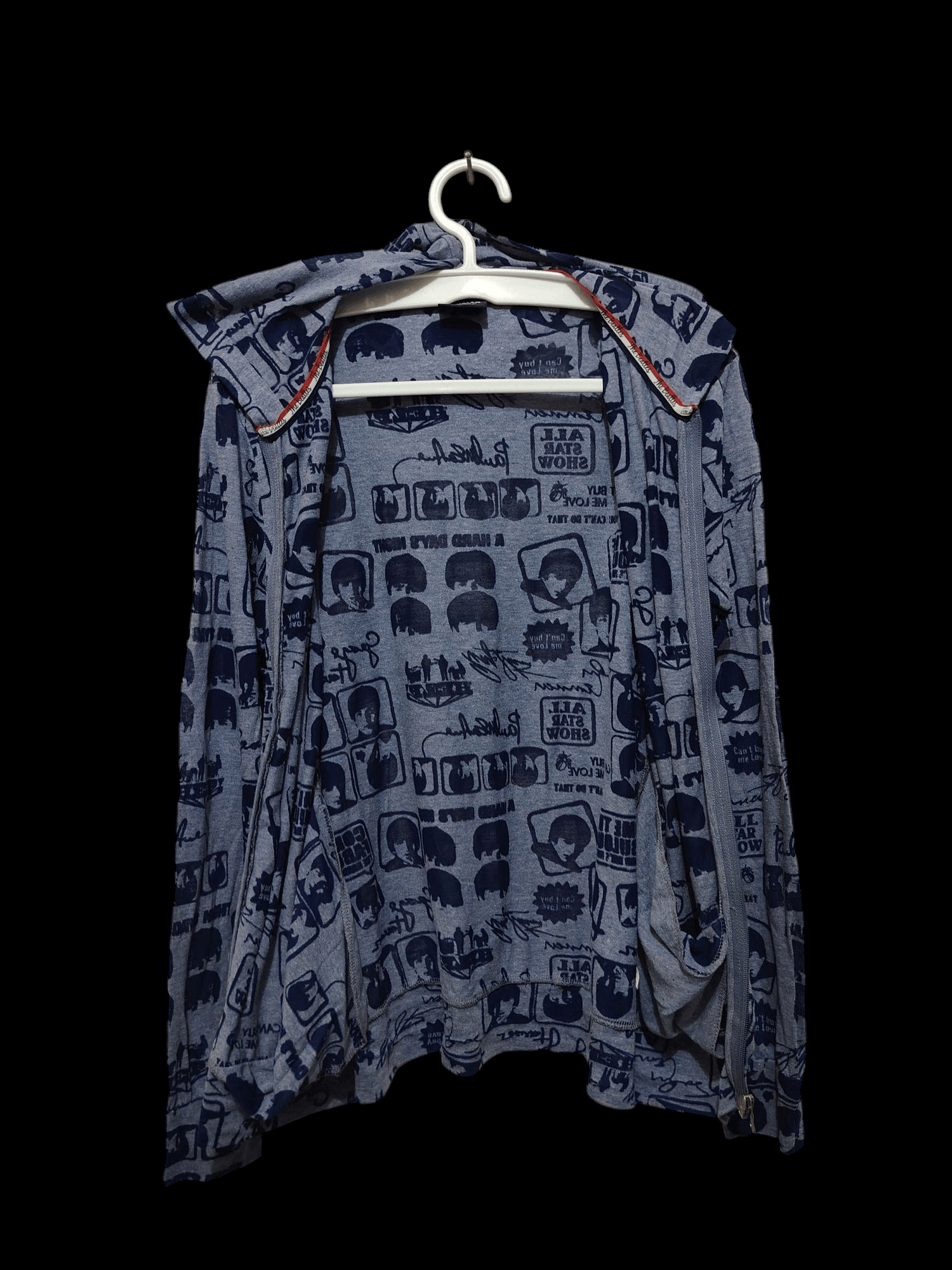Apple × Band Tees Rare!!! The Beatles Full Printed Soft & Thin Hoodie Jacket Size US M / EU 48-50 / 2 - 13 Thumbnail