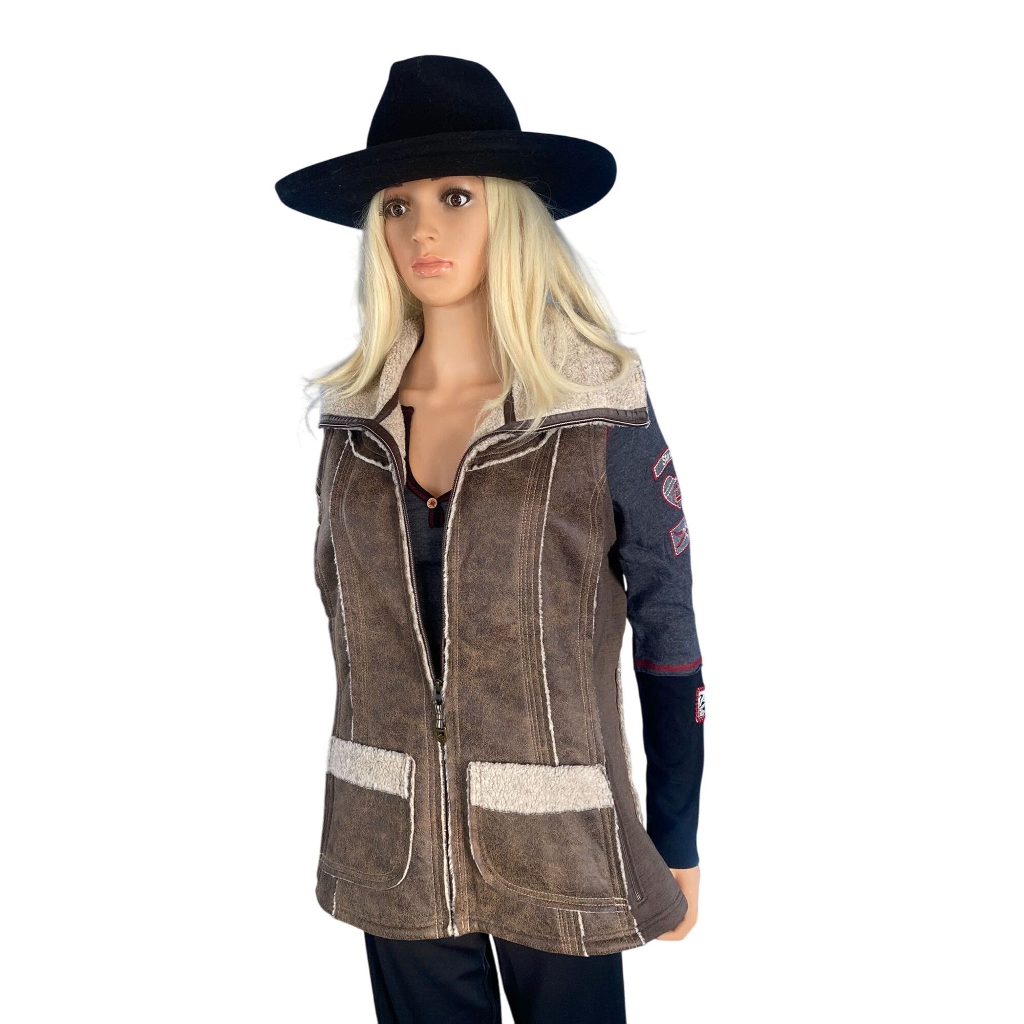 Kuhl NWT Kuhl Women's LARGE Dani Sherpa Vest Brown MSRP$219 New Size L / US 10 / IT 46 - 6 Thumbnail