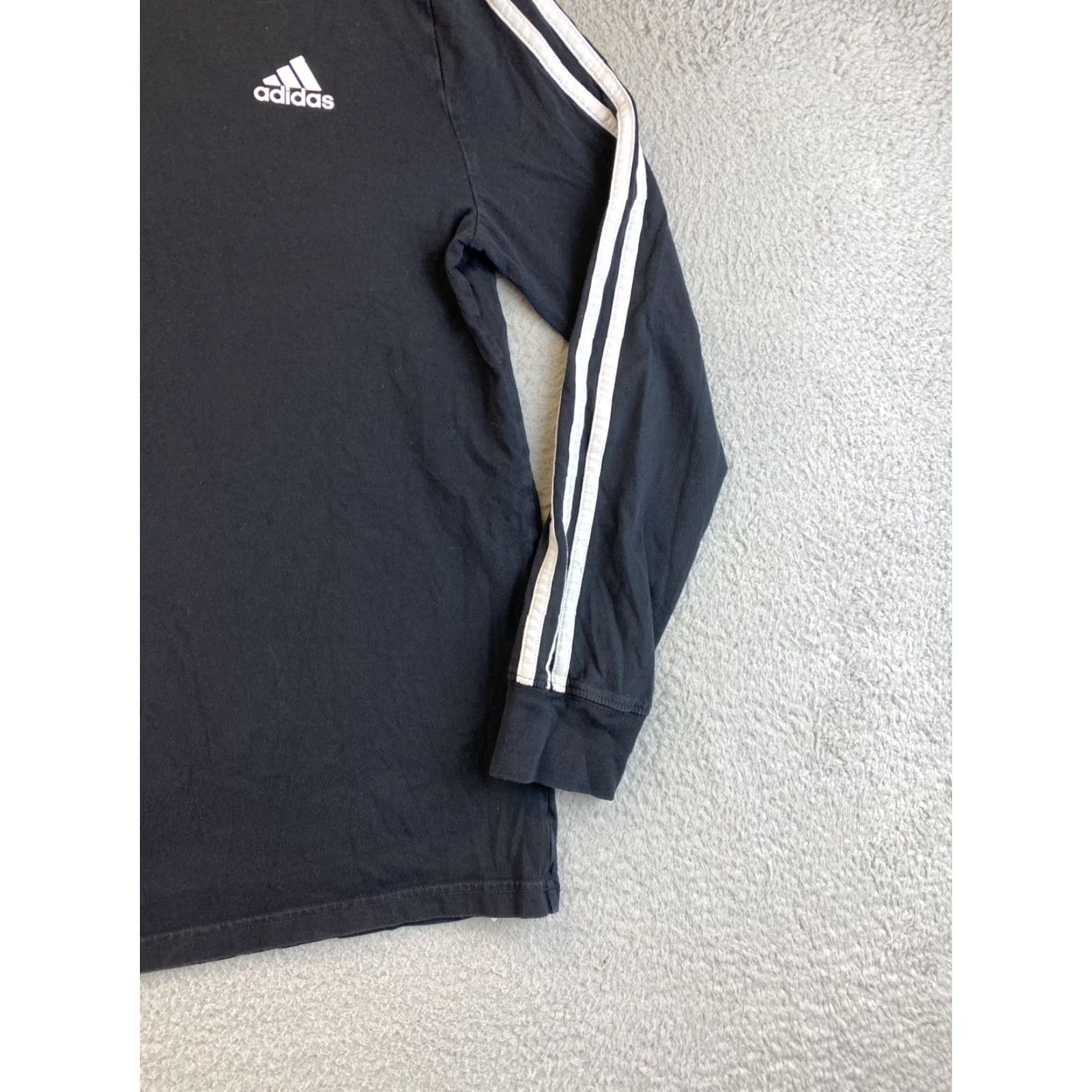 Adidas Adidas Climalite Long Sleeve Shirt Black Size L (14-16) Teen Sports T-Shirt Size US L / EU 52-54 / 3 - 3 Thumbnail
