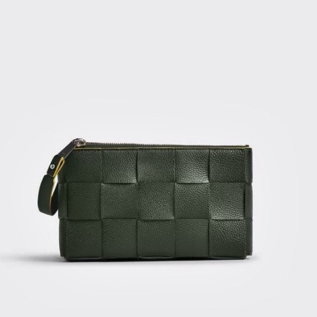 Bottega Veneta o1n1vont0725 Size: OS / Toiletry Case in Green Size ONE SIZE - 1 Thumbnail