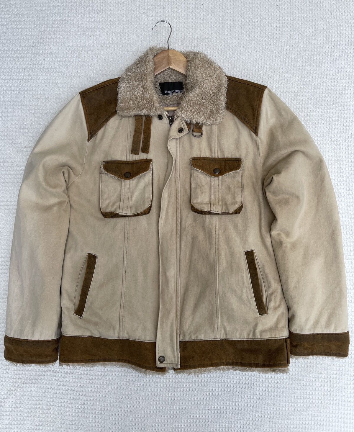 Marc Jacobs Last Drop🔥Rare🔥Marc Jacob Sherpa Leather Jacket Size US L / EU 52-54 / 3 - 12 Thumbnail