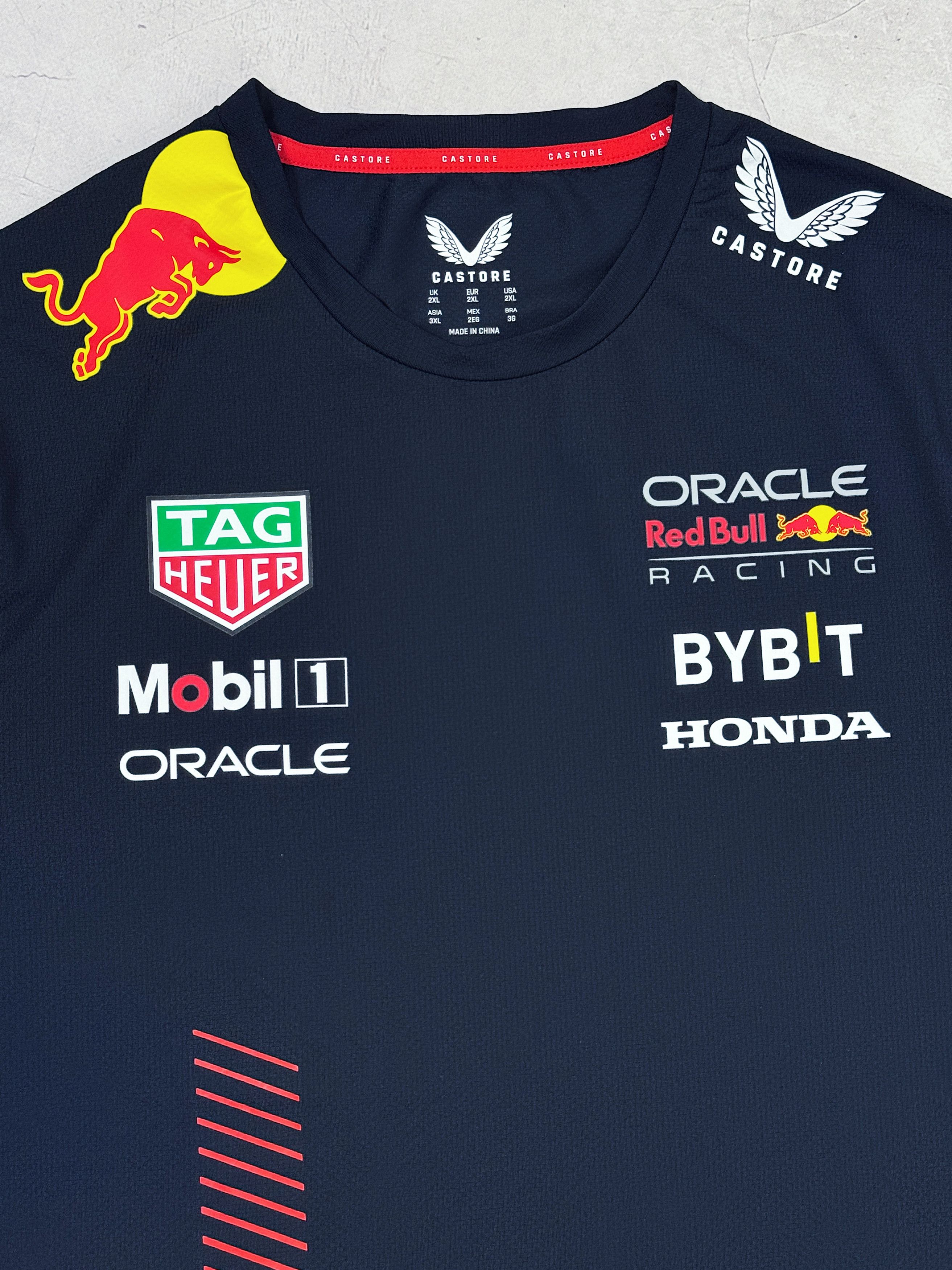 Castore 2023 Oracle Red Bull Racing Formula1 Team T-Shirt by Castore Size US XL / EU 56 / 4 - 5 Thumbnail